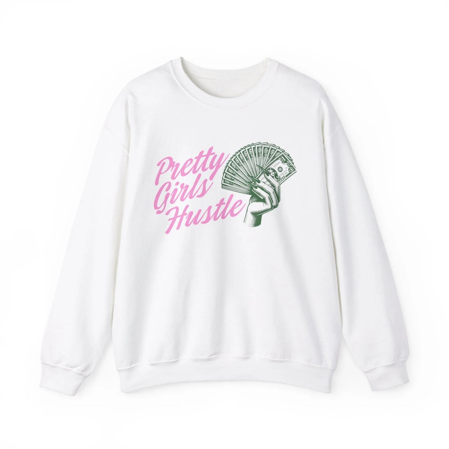 Beauty in the Hustle Sweatshirt - White / S