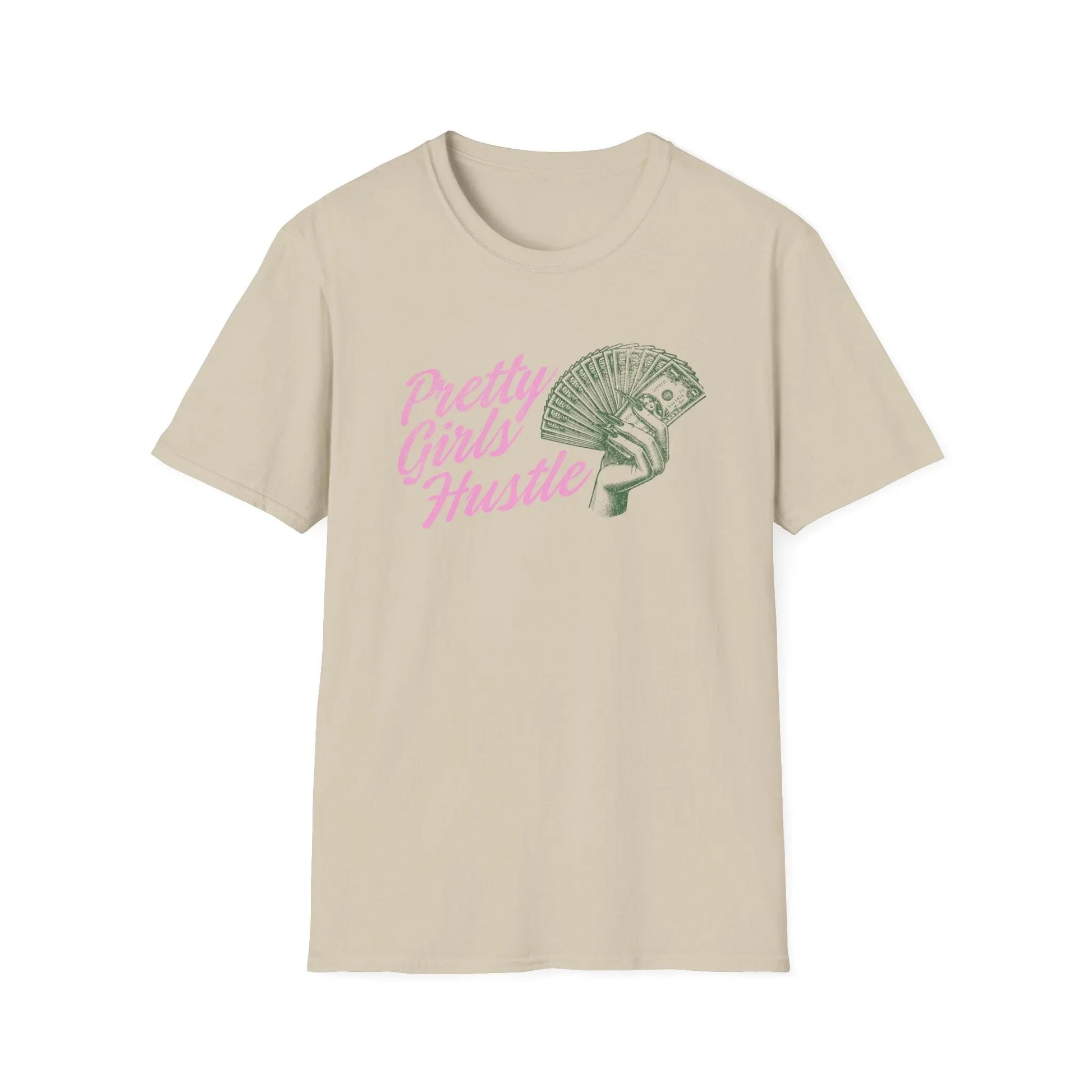 Beauty in the Hustle T-Shirt - S / Sand