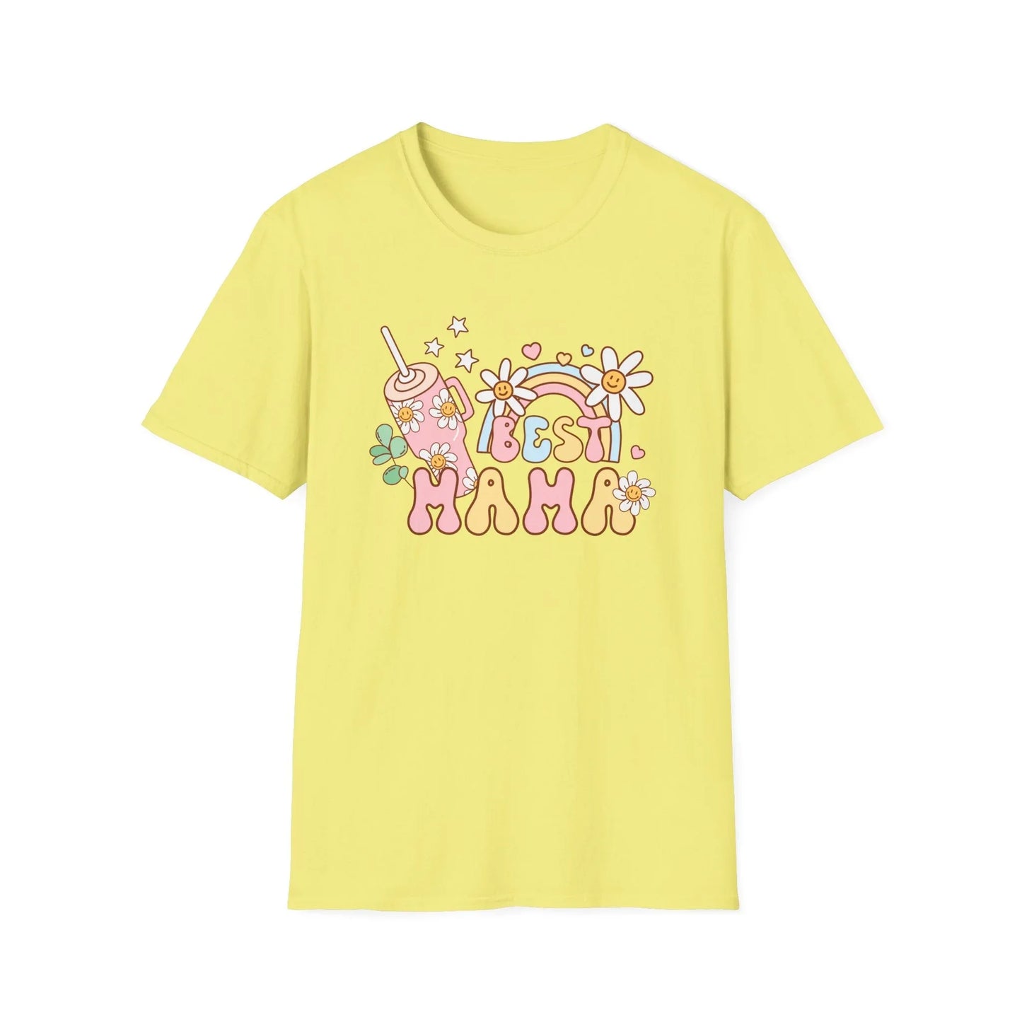 Best Mama T-Shirt - S / Cornsilk