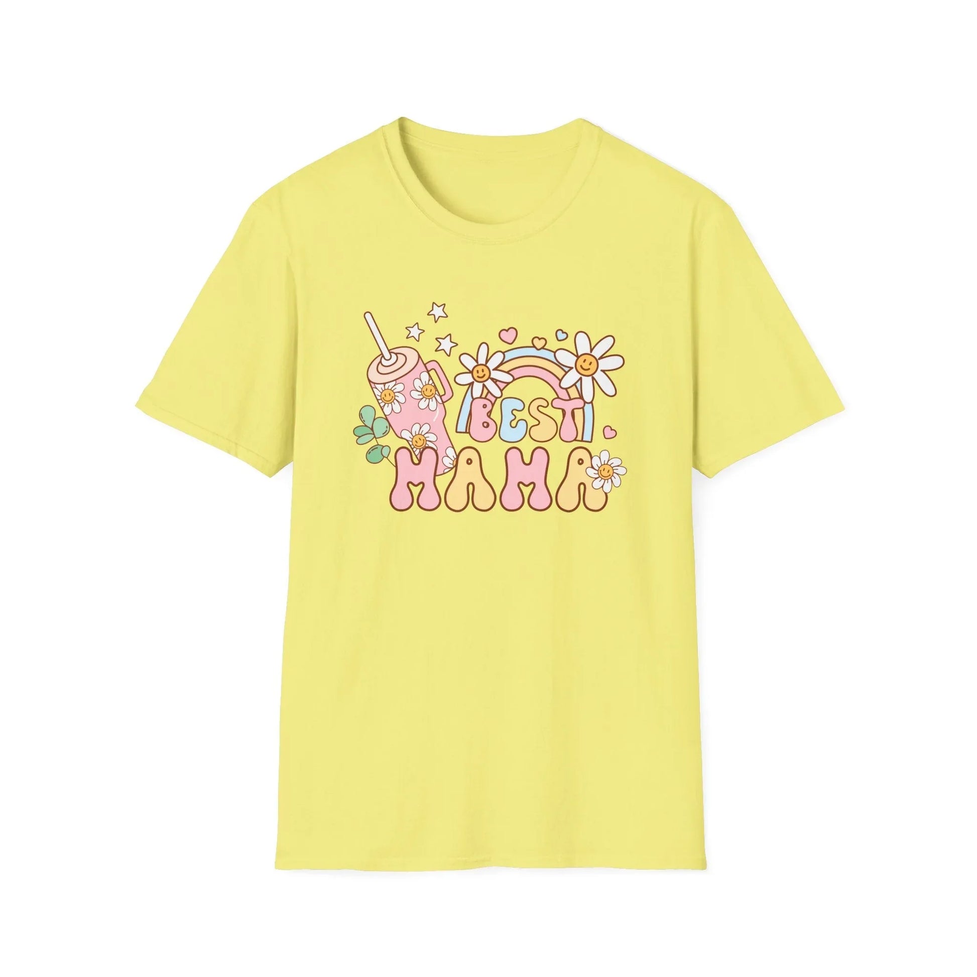 Best Mama T-Shirt - S / Cornsilk
