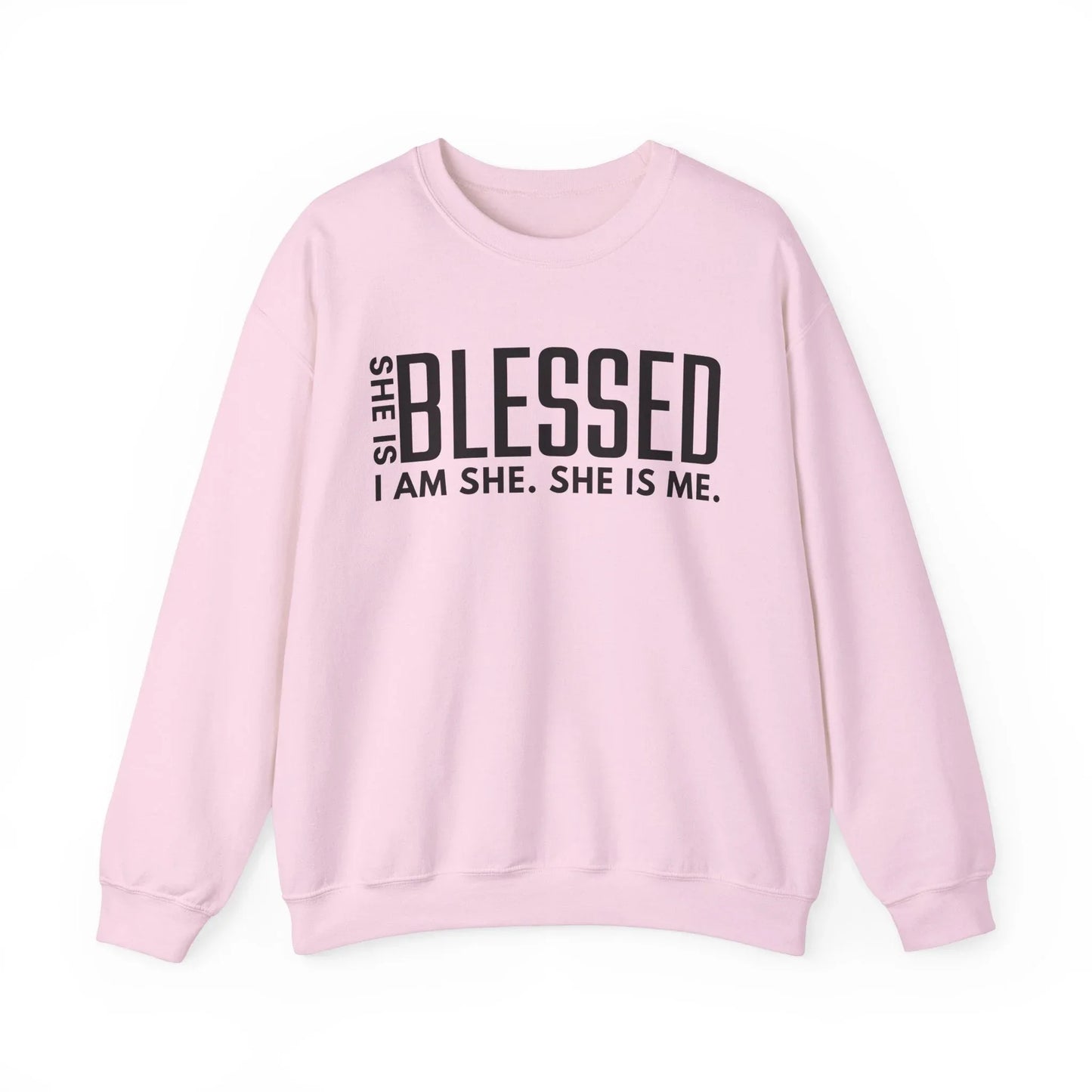 Blessed & Unstoppable Sweatshirt - Light Pink / S