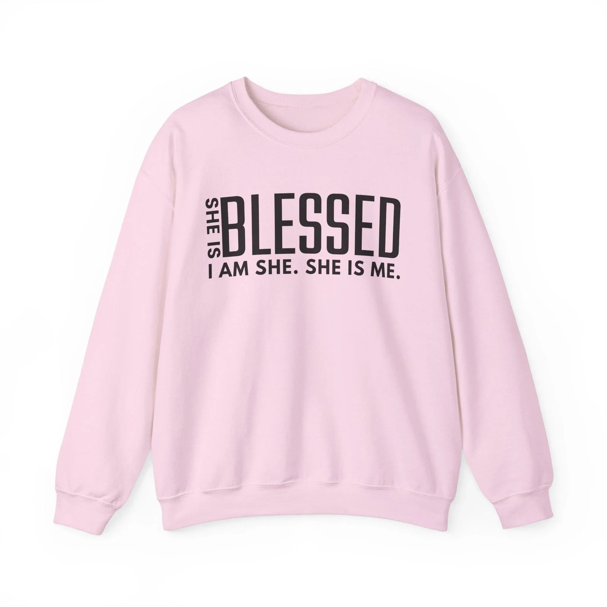 Blessed & Unstoppable Sweatshirt - Light Pink / S