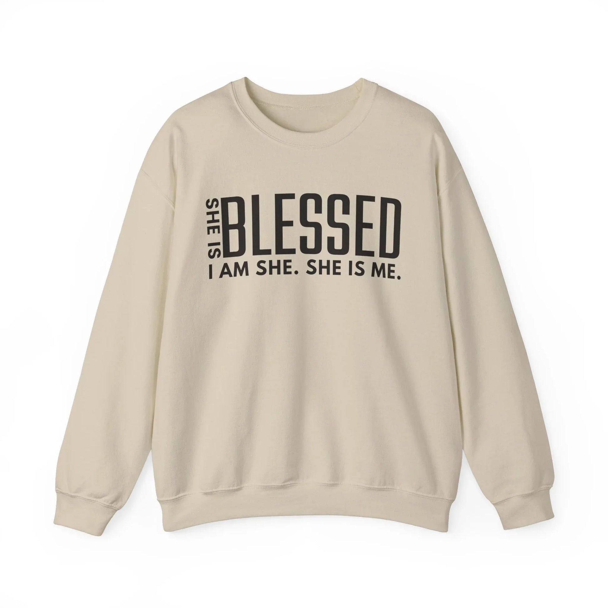 Blessed & Unstoppable Sweatshirt - Sand / S