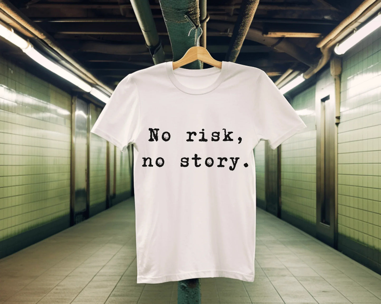 Bold Moves Big Stories | white | Unisex - T-Shirt
