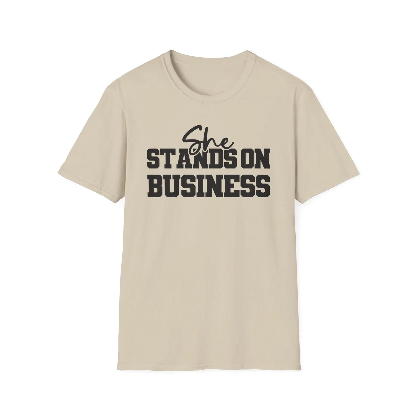 Boss Lady Vibes T-Shirt - S / Sand