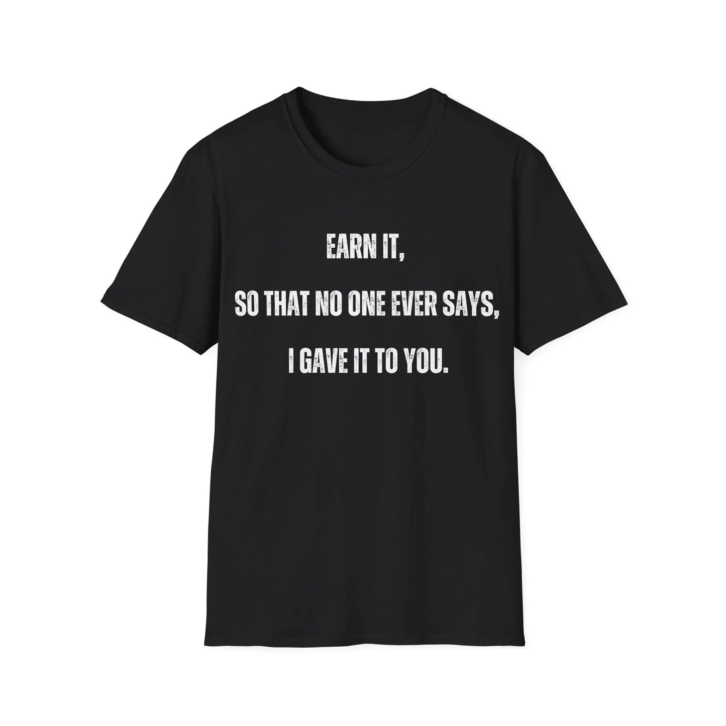 Built Not Given | black | Unisex - Black / S - T-Shirt