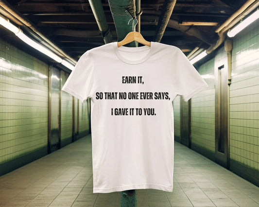 Built Not Given | white | Unisex - T-Shirt