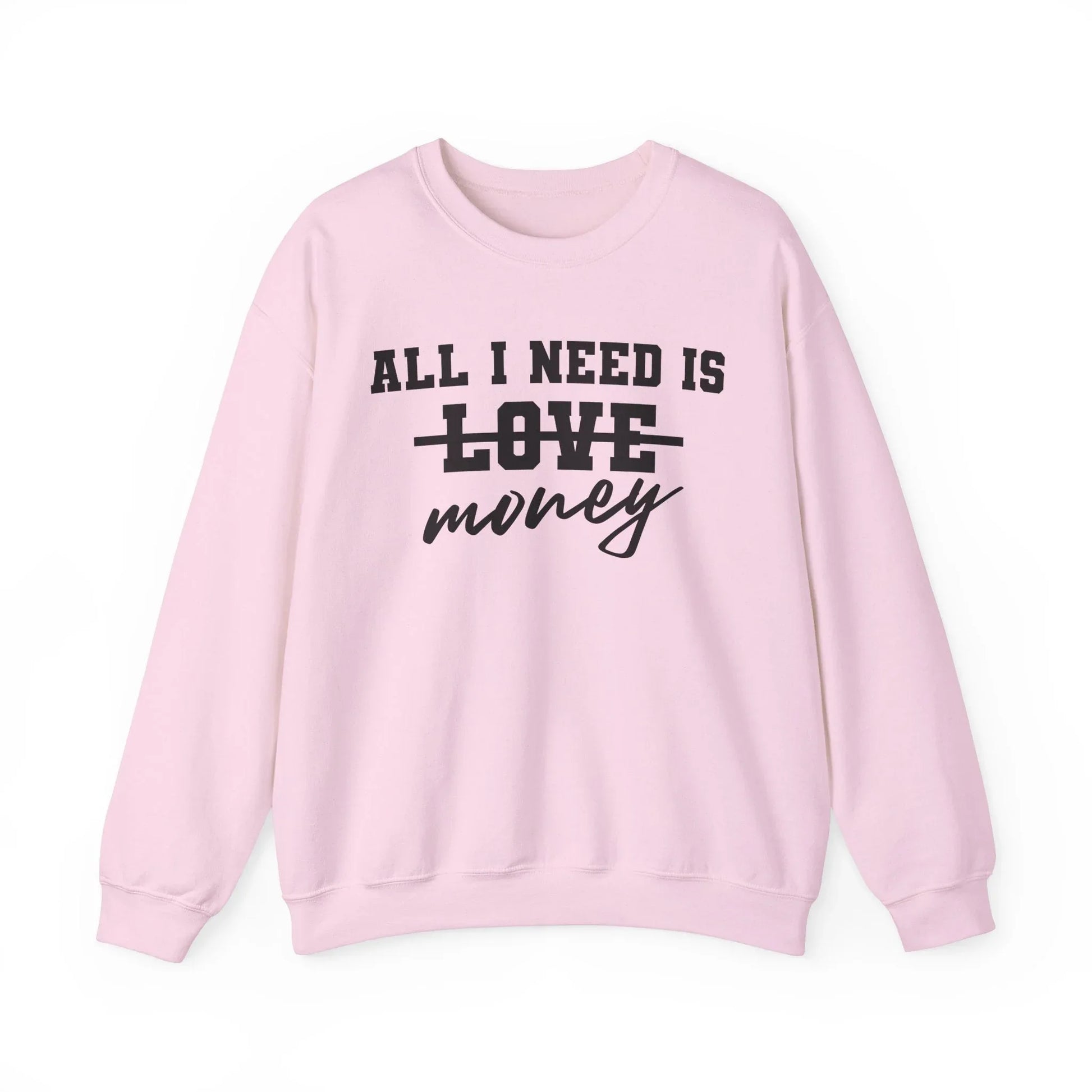Cash Goals Sweatshirt - Light Pink / S