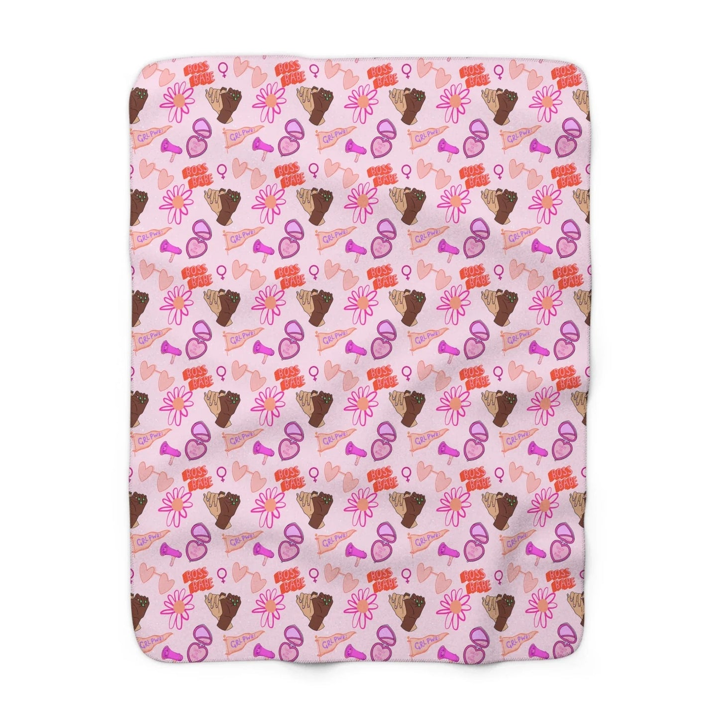 Celebrate Her Power Blanket - 50’’ × 60’’ - Home Decor