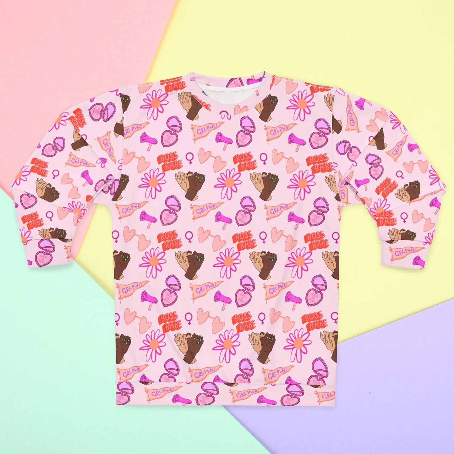 Celebrate Her Power Sweatshirt - XS - All Over Prints