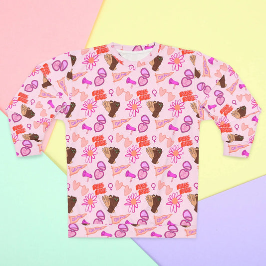 Celebrate Her Power Sweatshirt - XS - All Over Prints