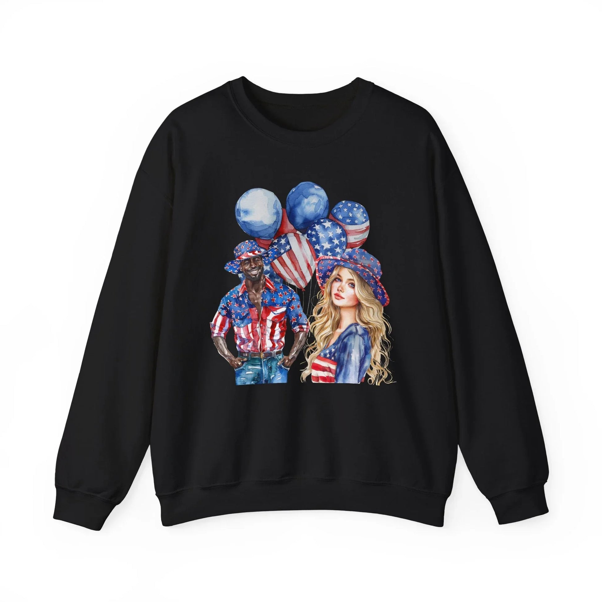 Celebrate the USA Sweatshirt | Unisex - Black / S