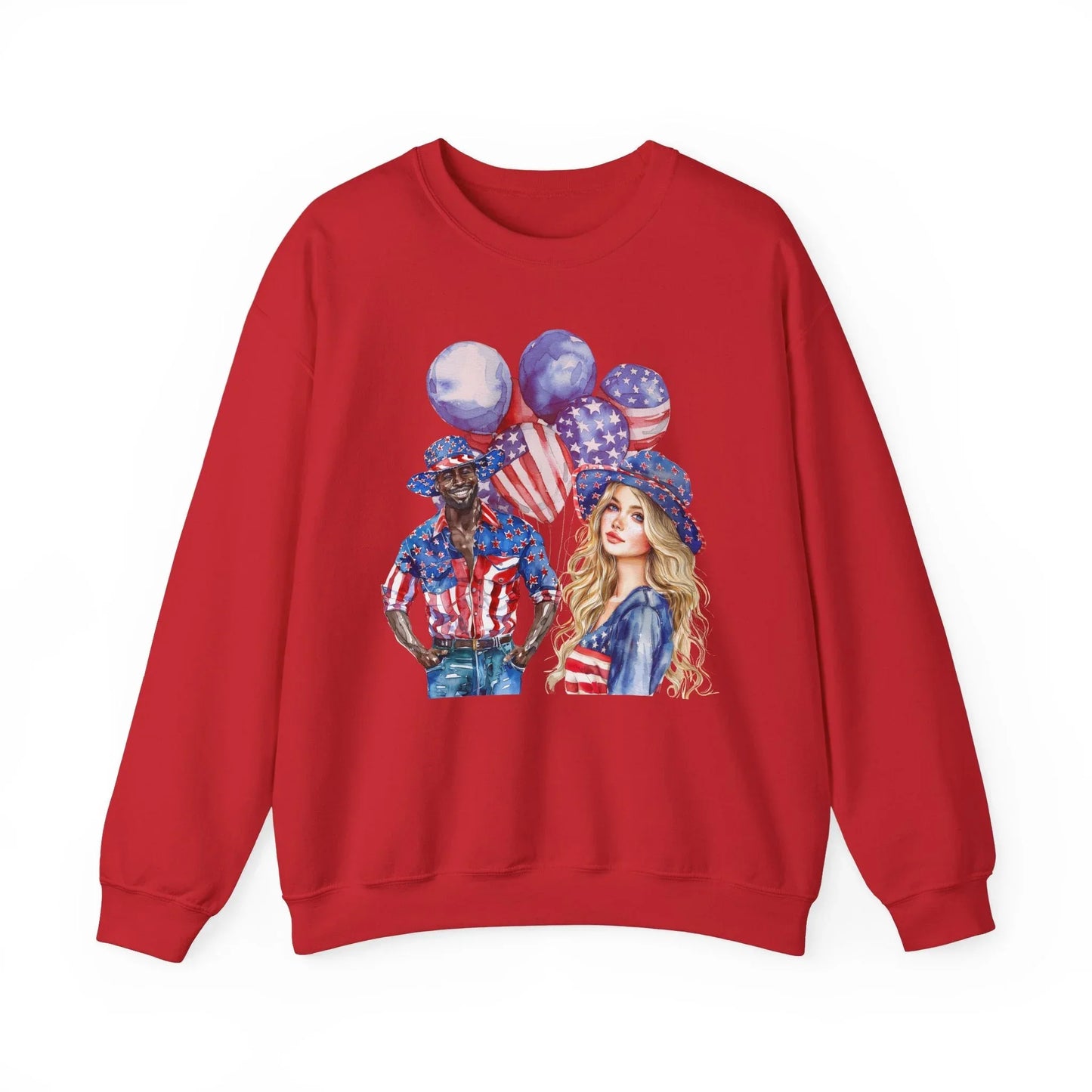 Celebrate the USA Sweatshirt | Unisex - Red / S