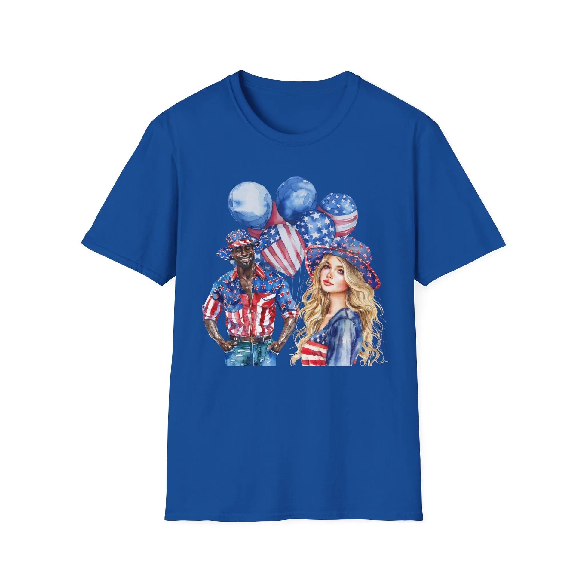 Celebrate the USA T-Shirt | Unisex - XS / Royal