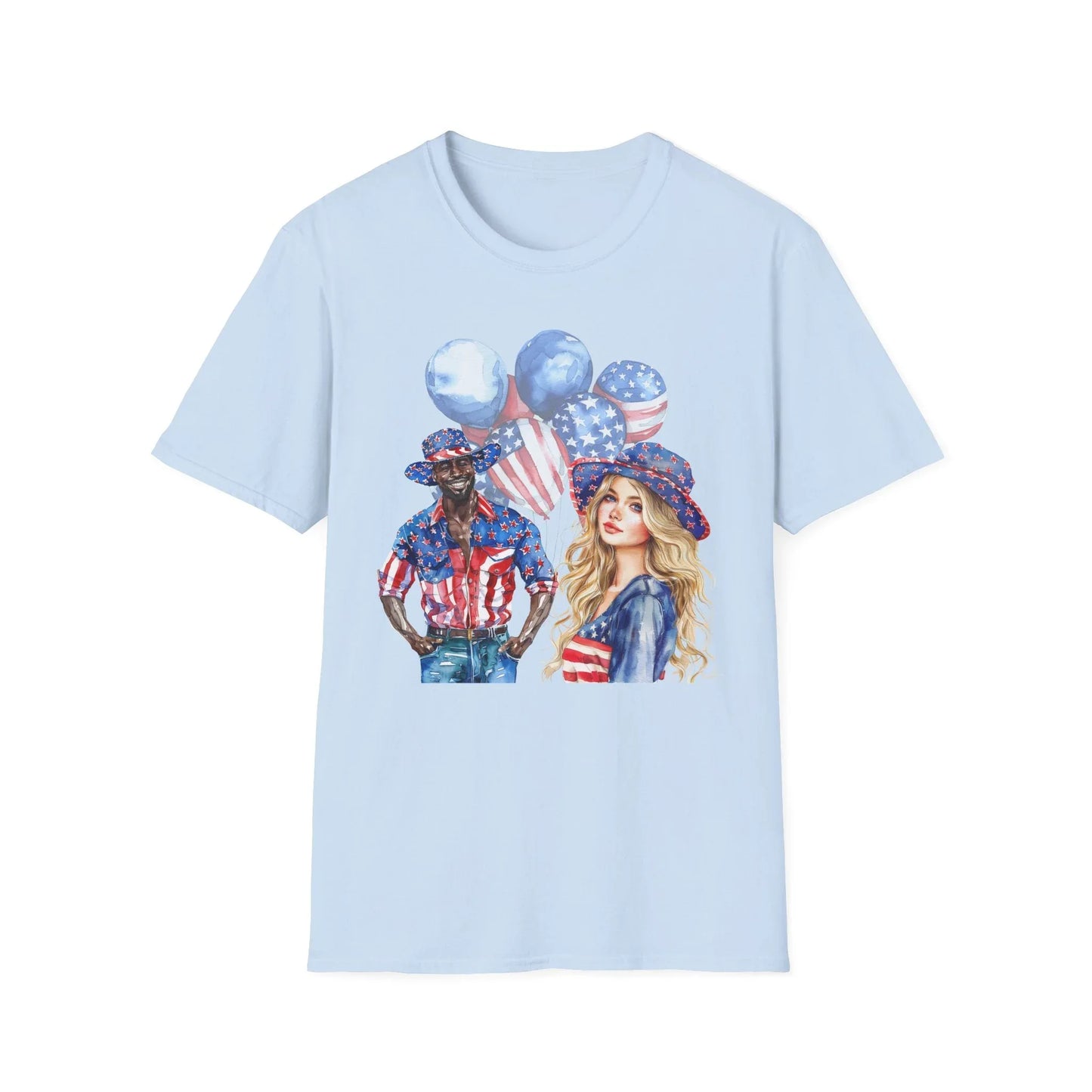 Celebrate the USA T-Shirt | Unisex - S / Light Blue