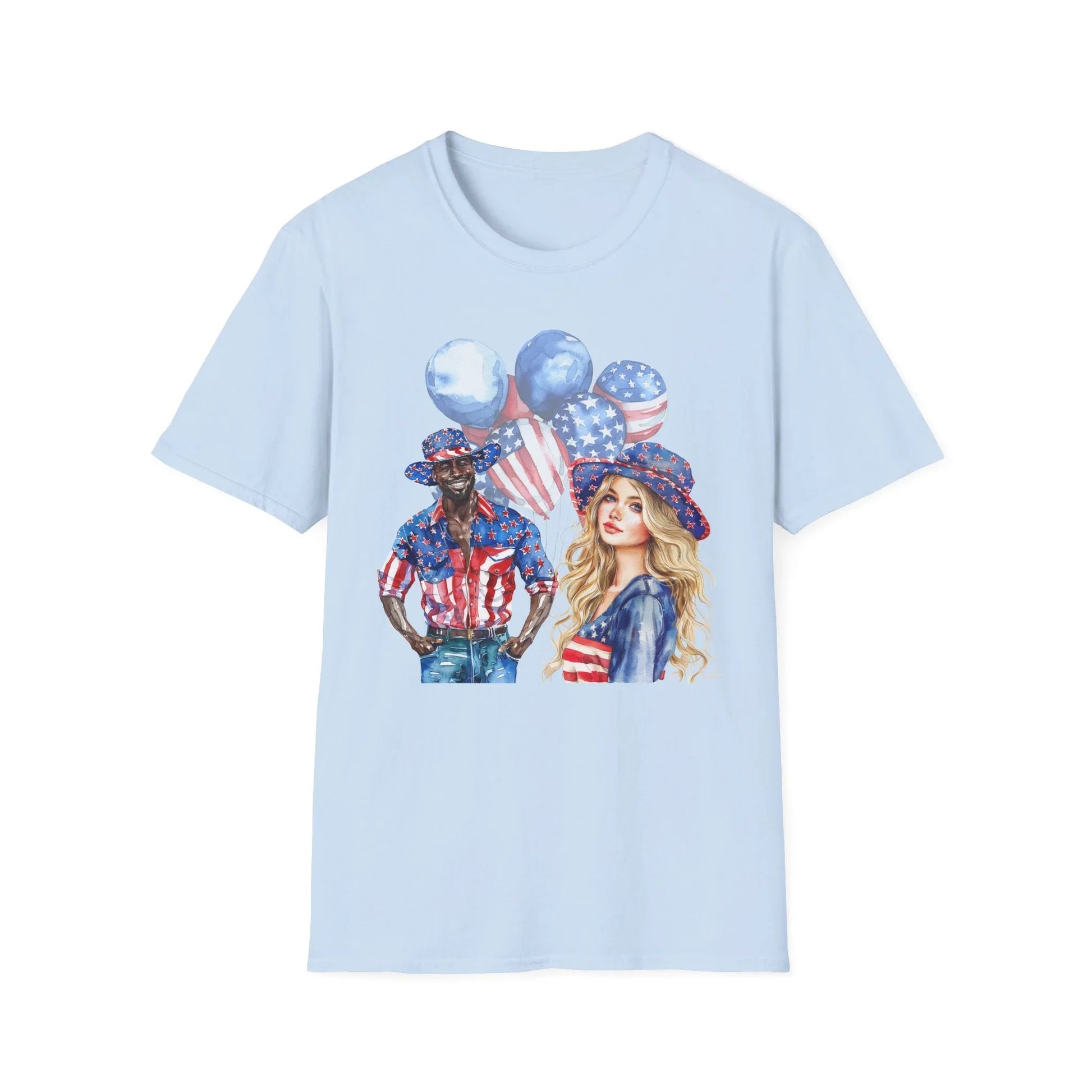 Celebrate the USA T-Shirt | Unisex - S / Light Blue