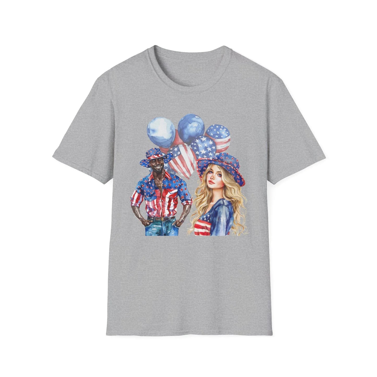 Celebrate the USA T-Shirt | Unisex - XS / Sport Grey