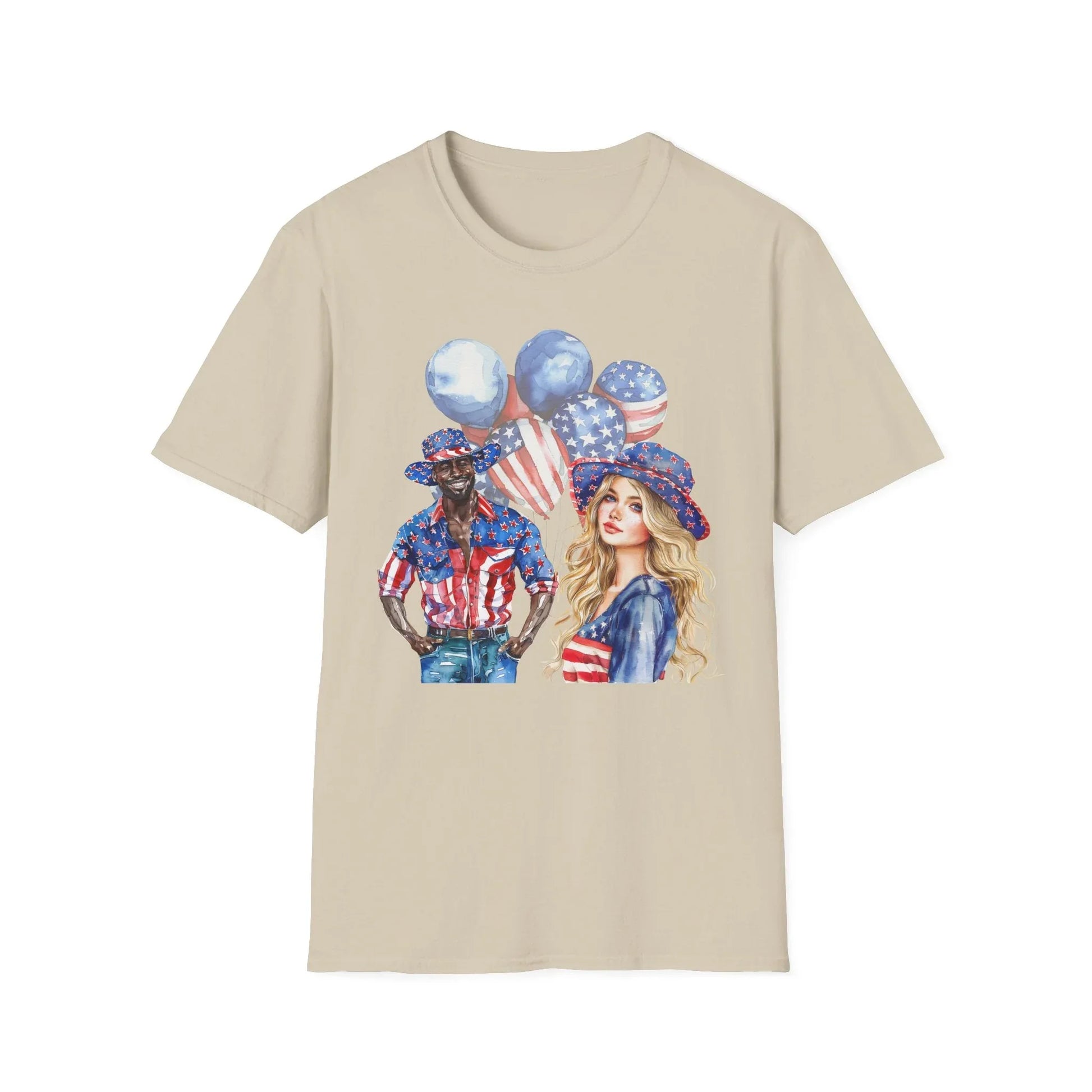 Celebrate the USA T-Shirt | Unisex - S / Sand