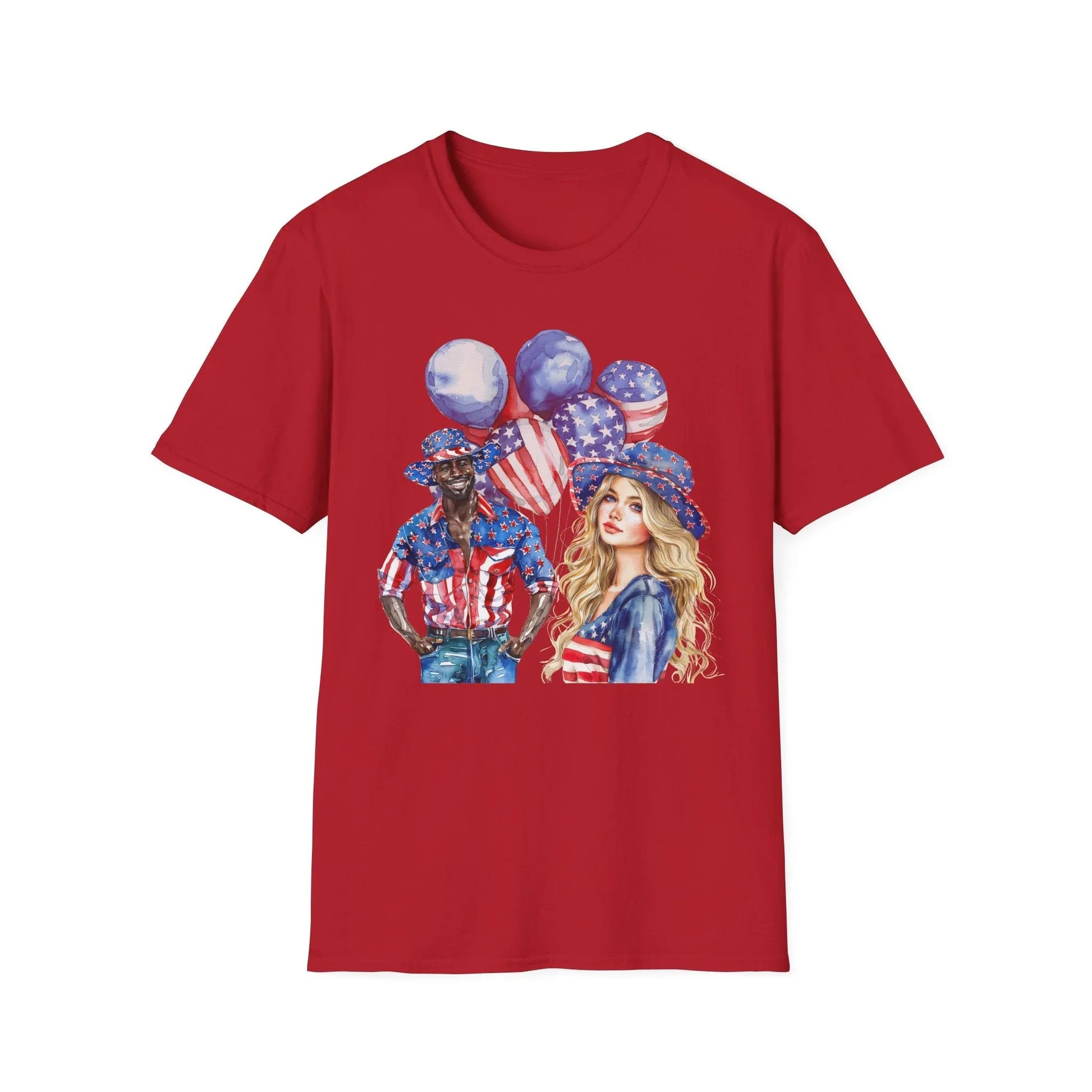 Celebrate the USA T-Shirt | Unisex - S / Cherry Red