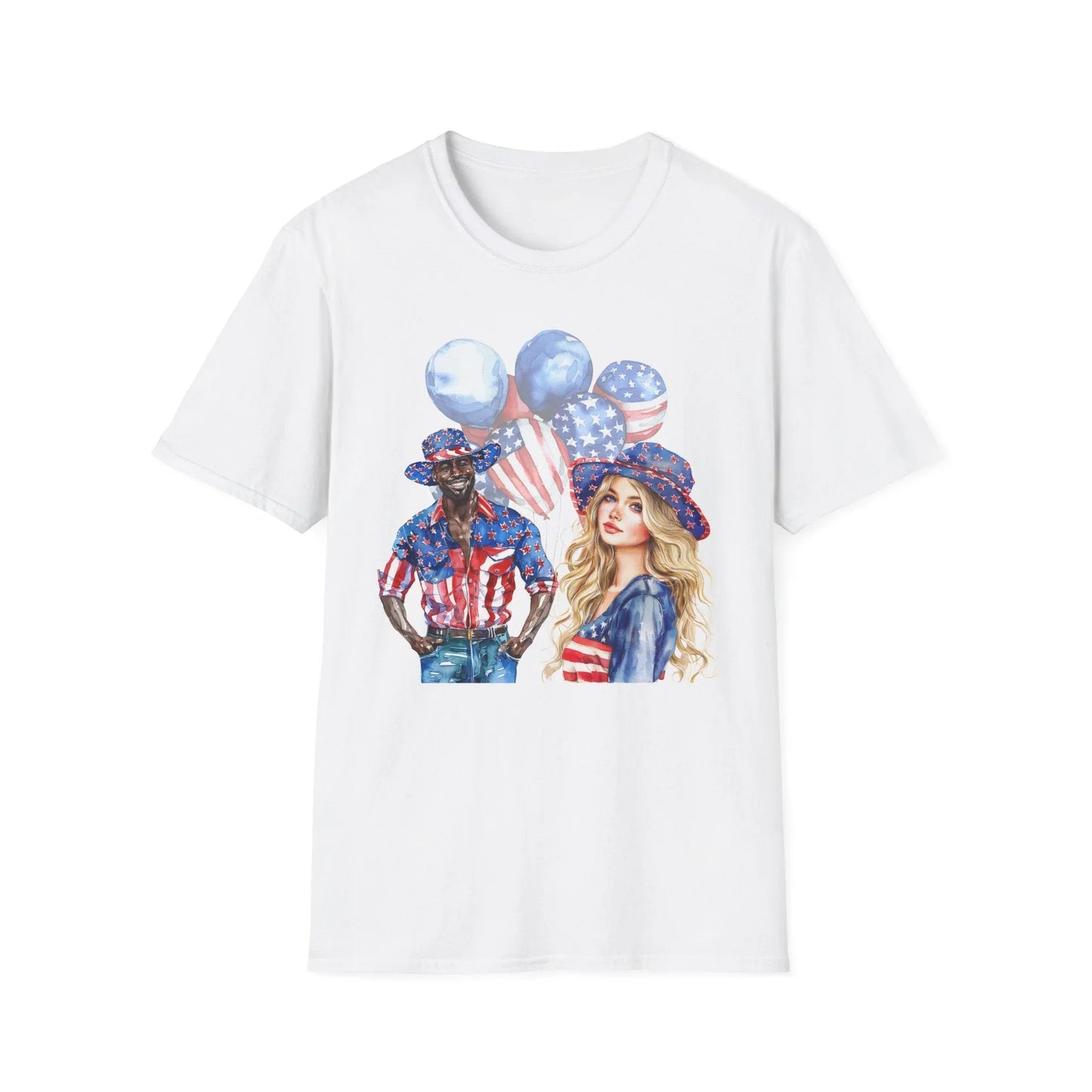 Celebrate the USA T-Shirt | Unisex - XS / White