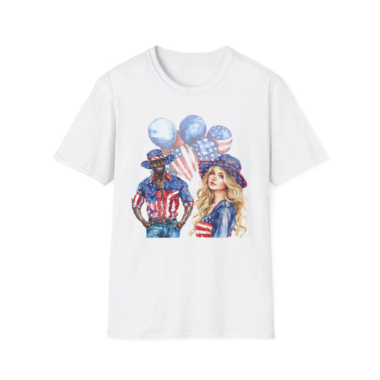 Celebrate the USA T-Shirt | Unisex - XS / White
