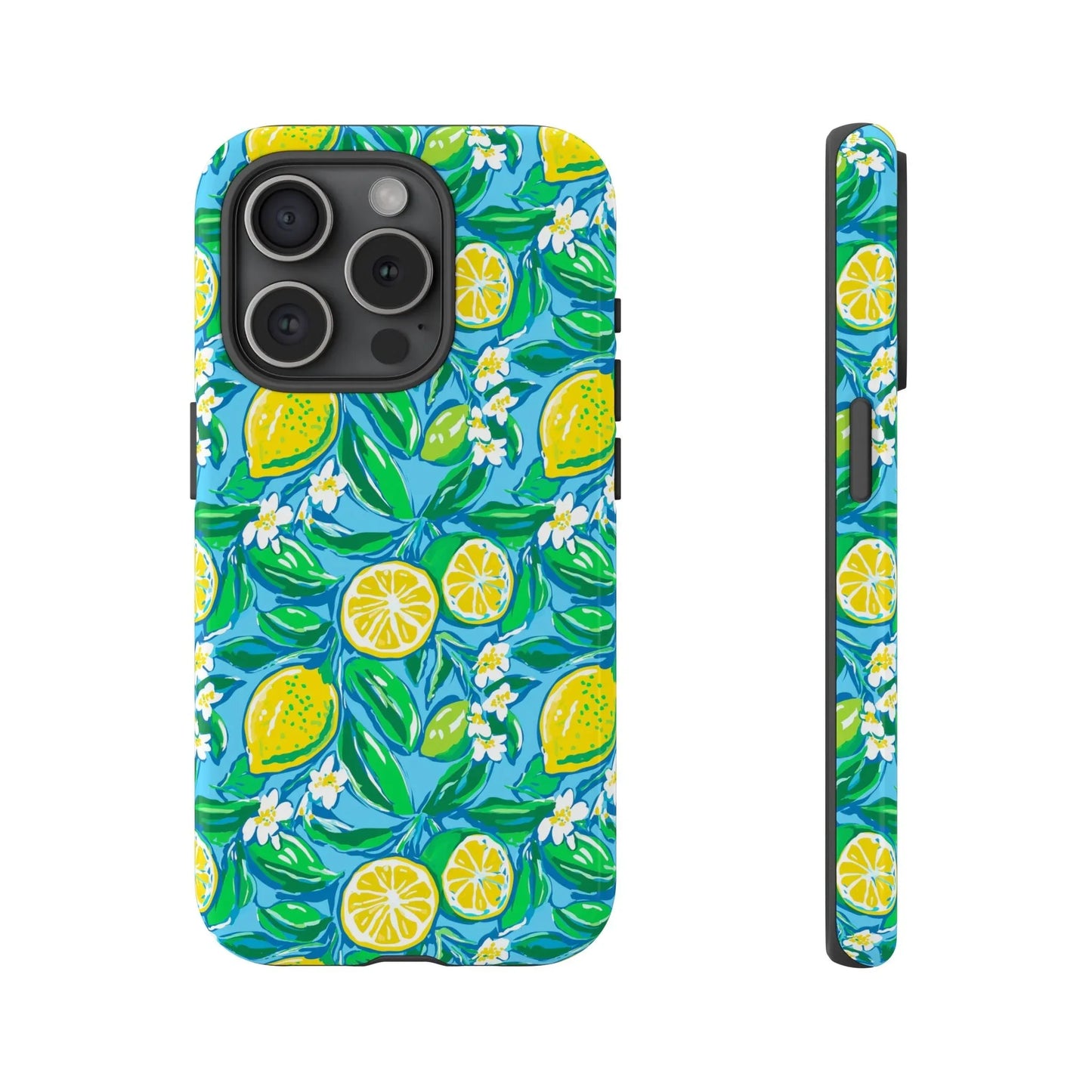 Citrus Splash iPhone Case - 15 Pro / Glossy - Phone