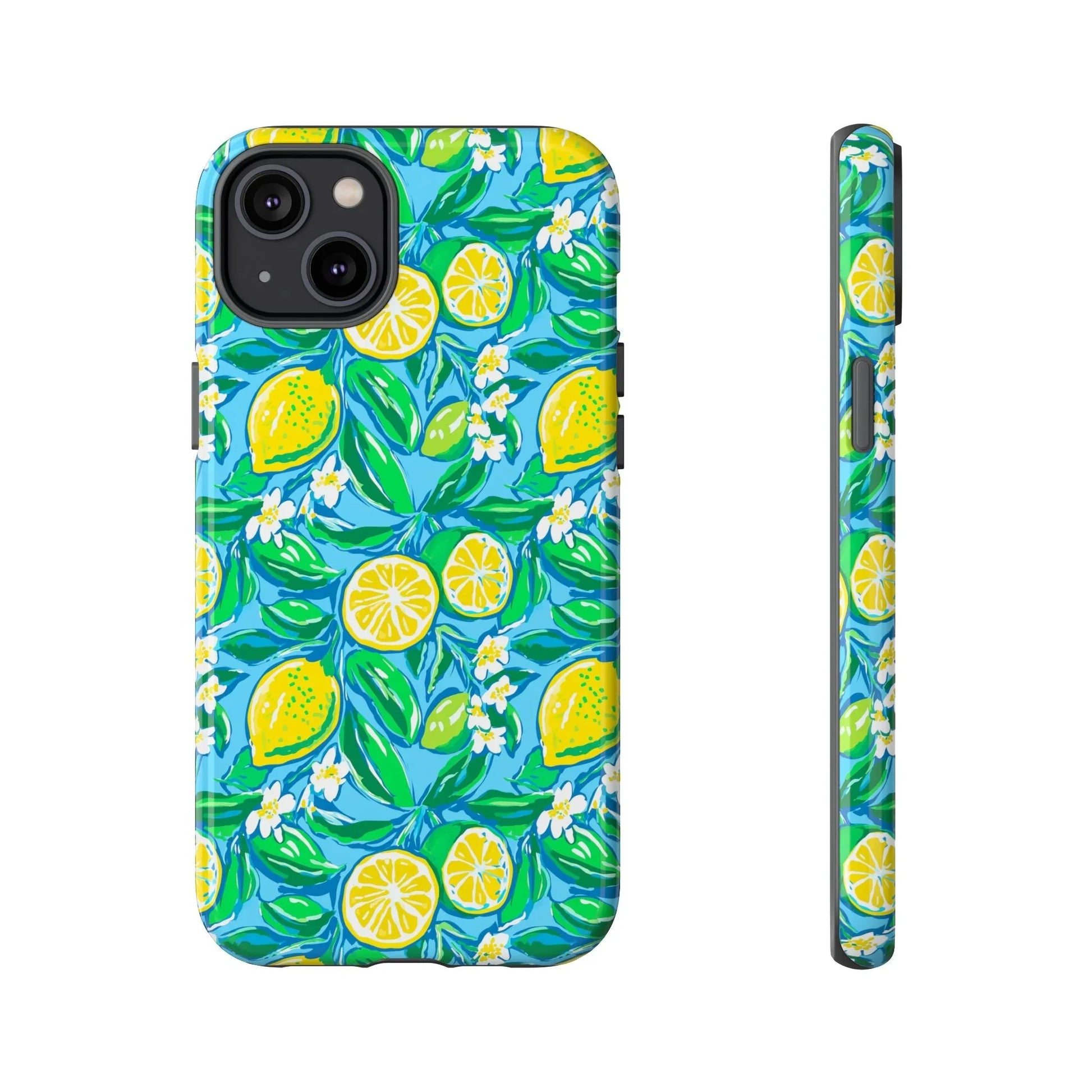 Citrus Splash iPhone Case - 14 Plus / Glossy - Phone