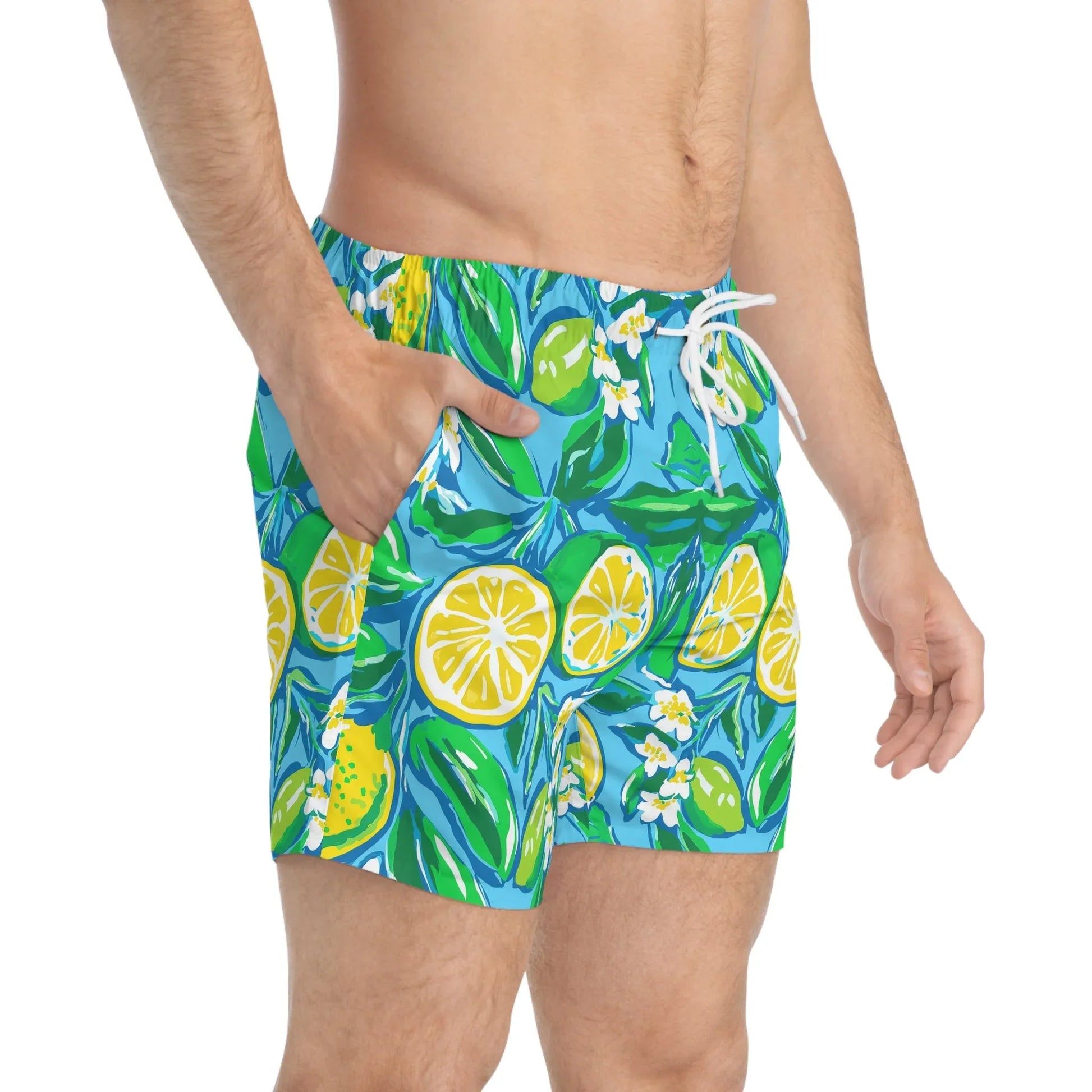 Citrus Splash Swim Trunks - All Over Prints