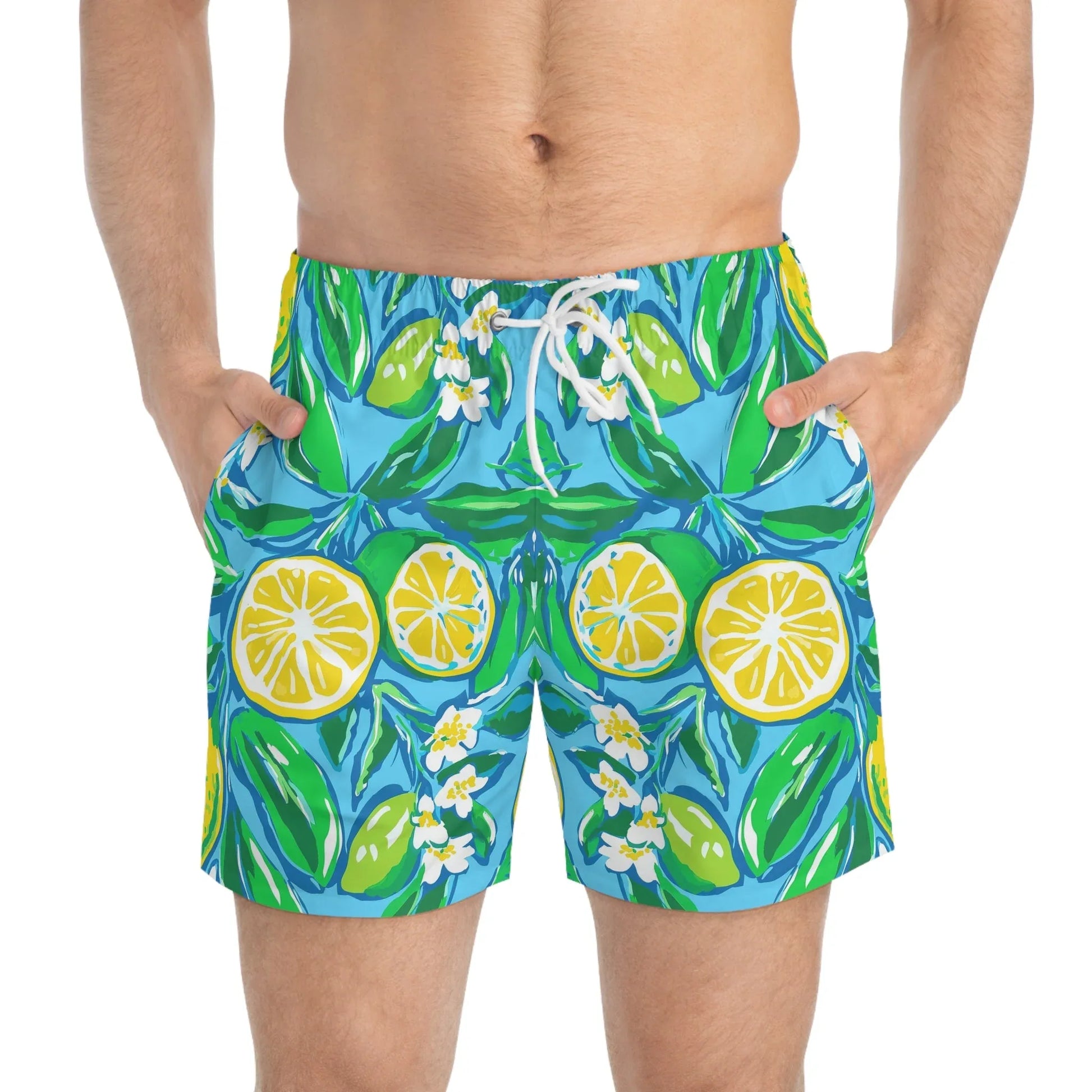 Citrus Splash Swim Trunks - All Over Prints