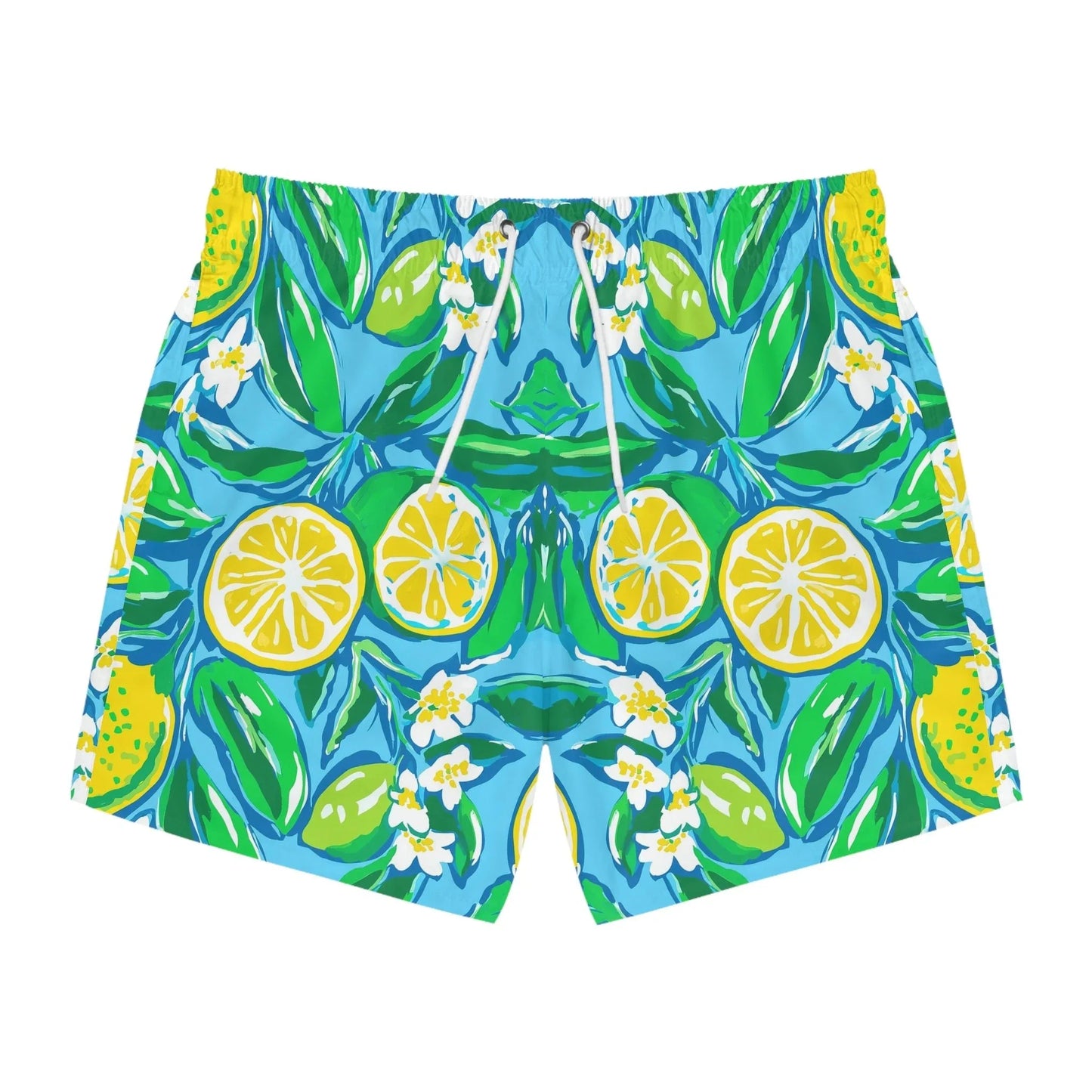 Citrus Splash Swim Trunks - XS / Seam thread color automatically matched to design - All Over Prints