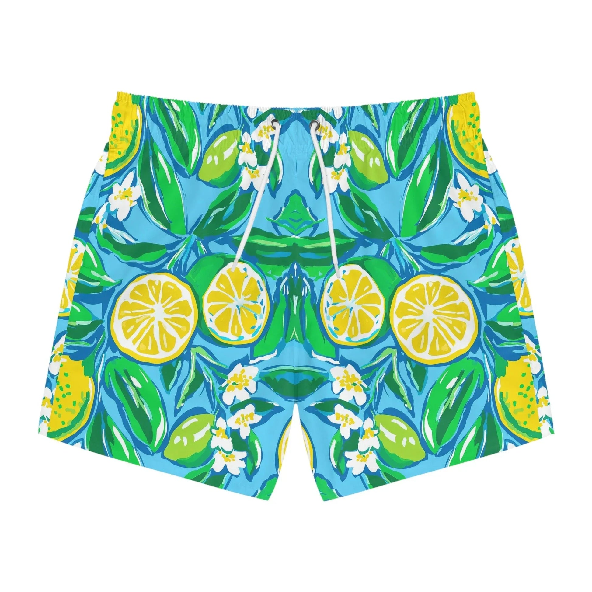 Citrus Splash Swim Trunks - XS / Seam thread color automatically matched to design - All Over Prints