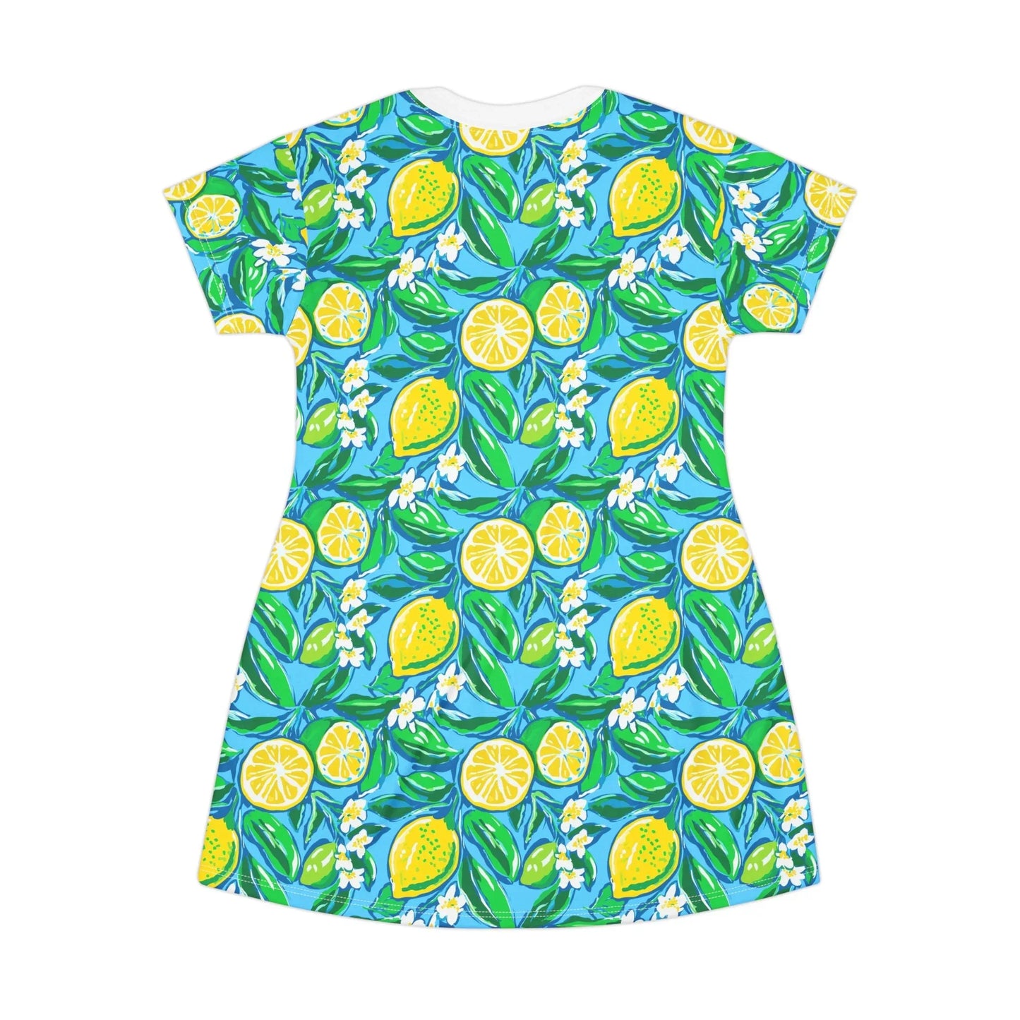 Citrus Splash T-Shirt Dress - All Over Prints