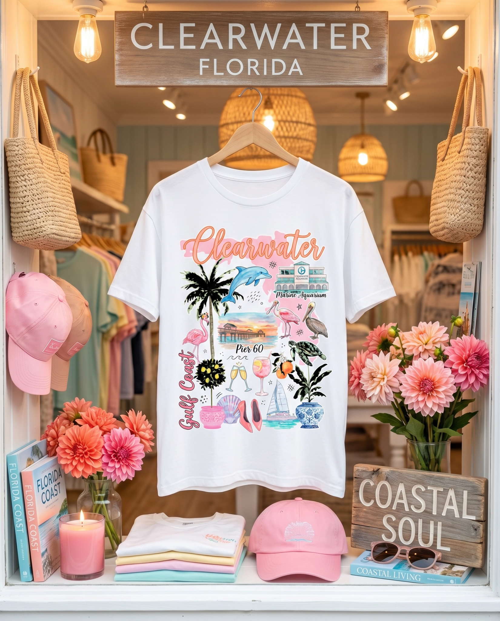 Clearwater Pier 60 T-Shirt – RELLE Fashion & Lifestyle – Product Image