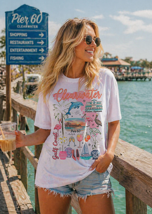 Clearwater Pier 60 T-Shirt – RELLE Fashion & Lifestyle – Product Image