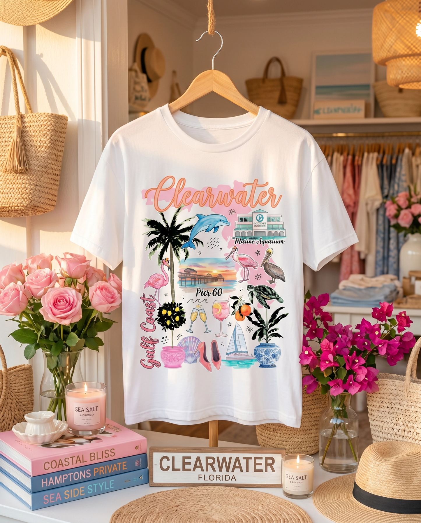 Clearwater Pier 60 T-Shirt – RELLE Fashion & Lifestyle – Product Image
