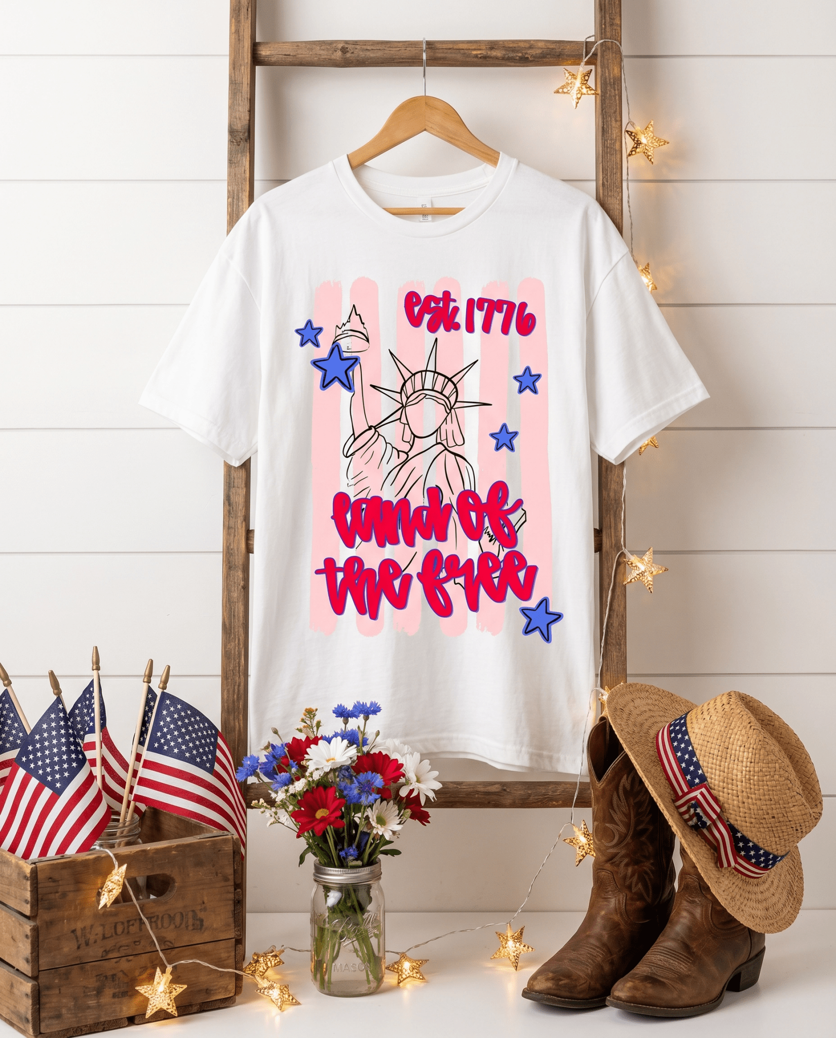 Coastal Cowgirl T-Shirt – RELLE Fashion & Lifestyle – Product Image