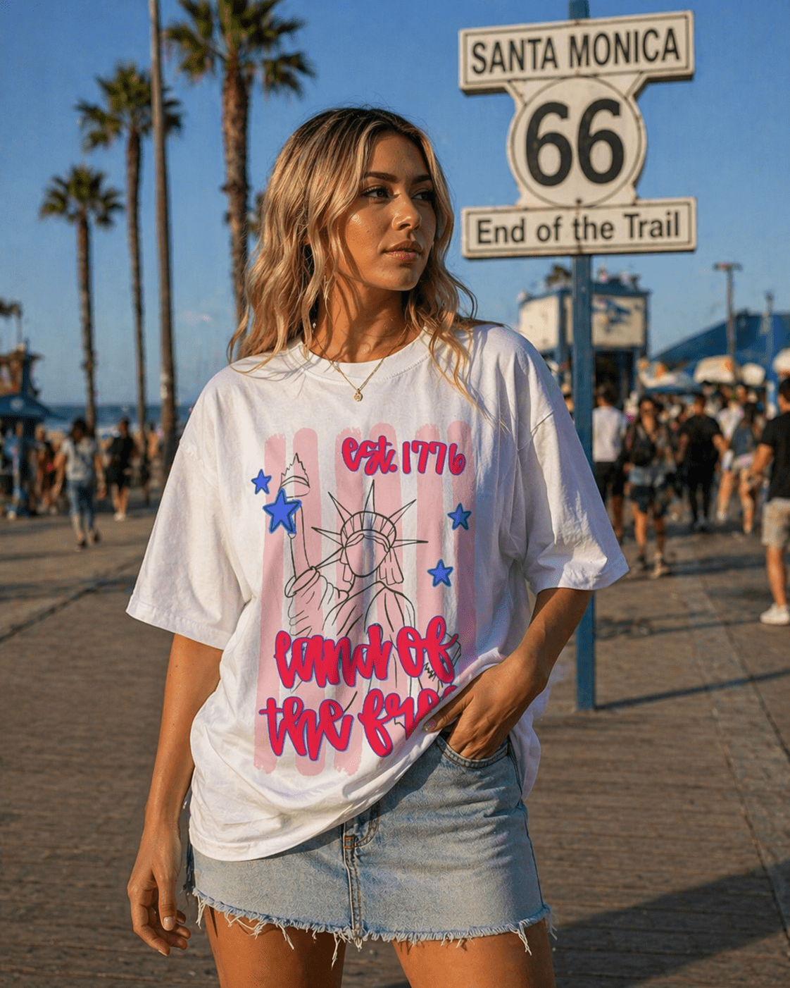 Coastal Cowgirl T-Shirt – RELLE Fashion & Lifestyle – Product Image