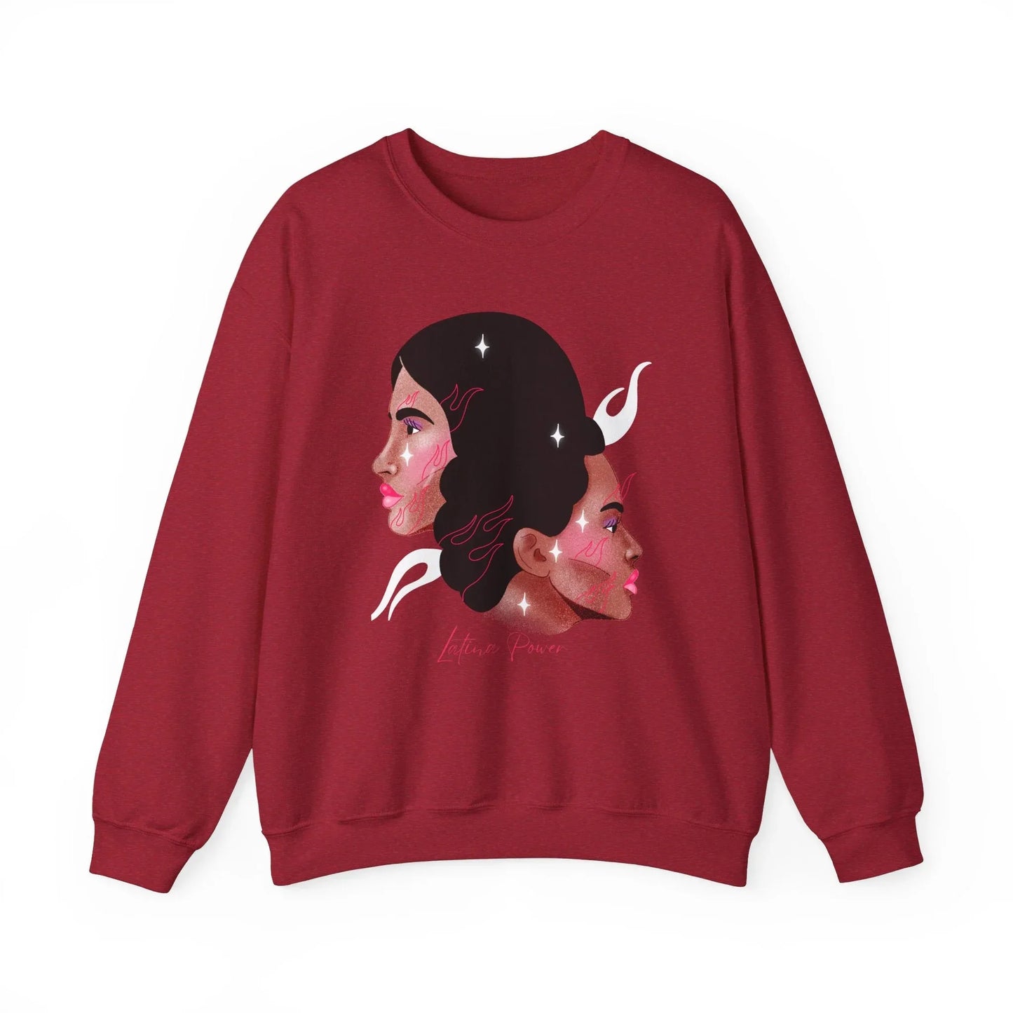 Corazón Latino Sweatshirt | Unisex - S / Antique Cherry Red