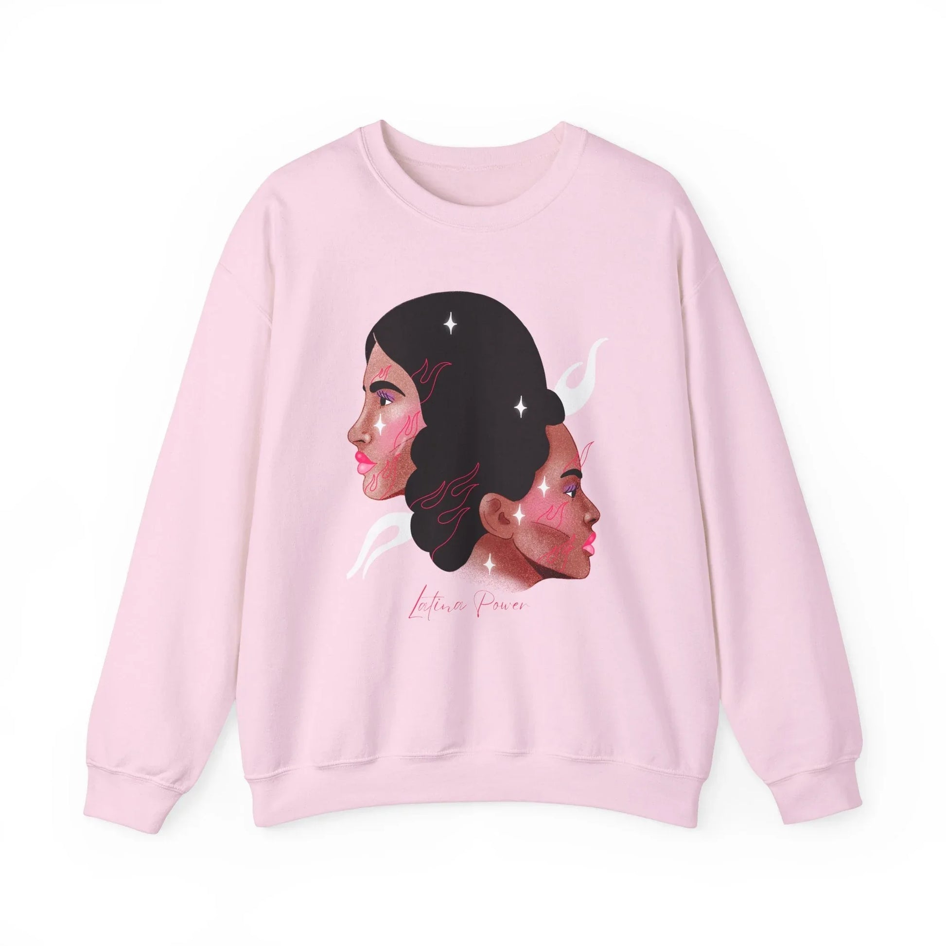 Corazón Latino Sweatshirt | Unisex - S / Light Pink
