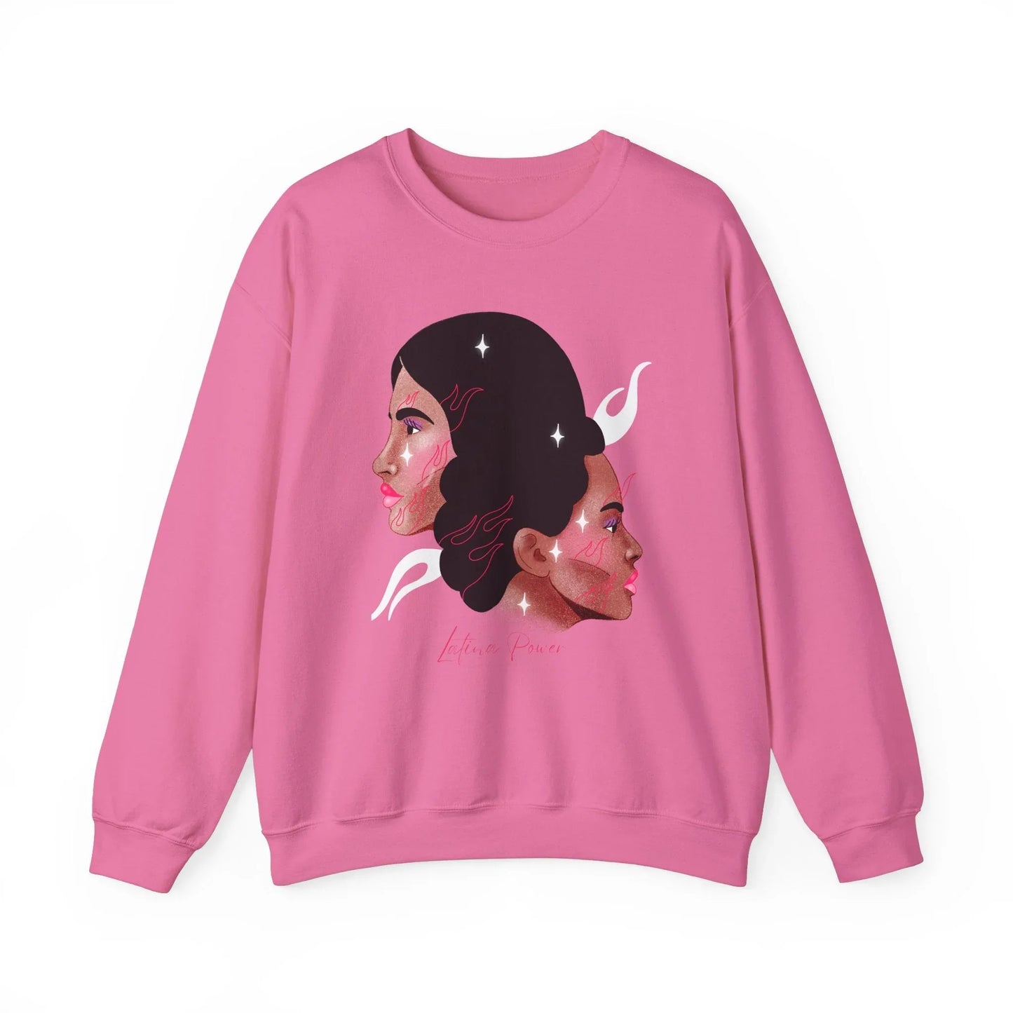 Corazón Latino Sweatshirt | Unisex - S / Safety Pink