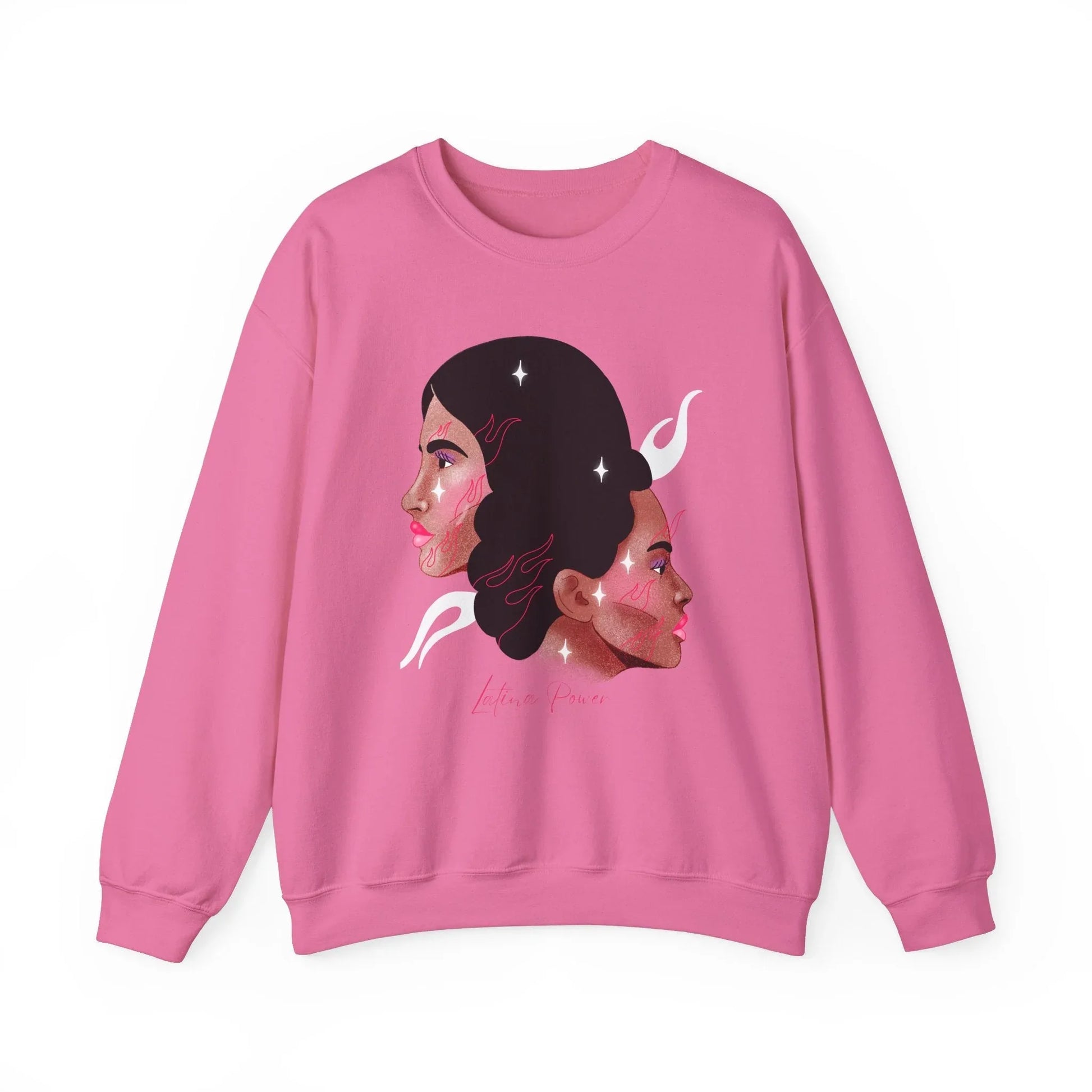 Corazón Latino Sweatshirt | Unisex - S / Safety Pink