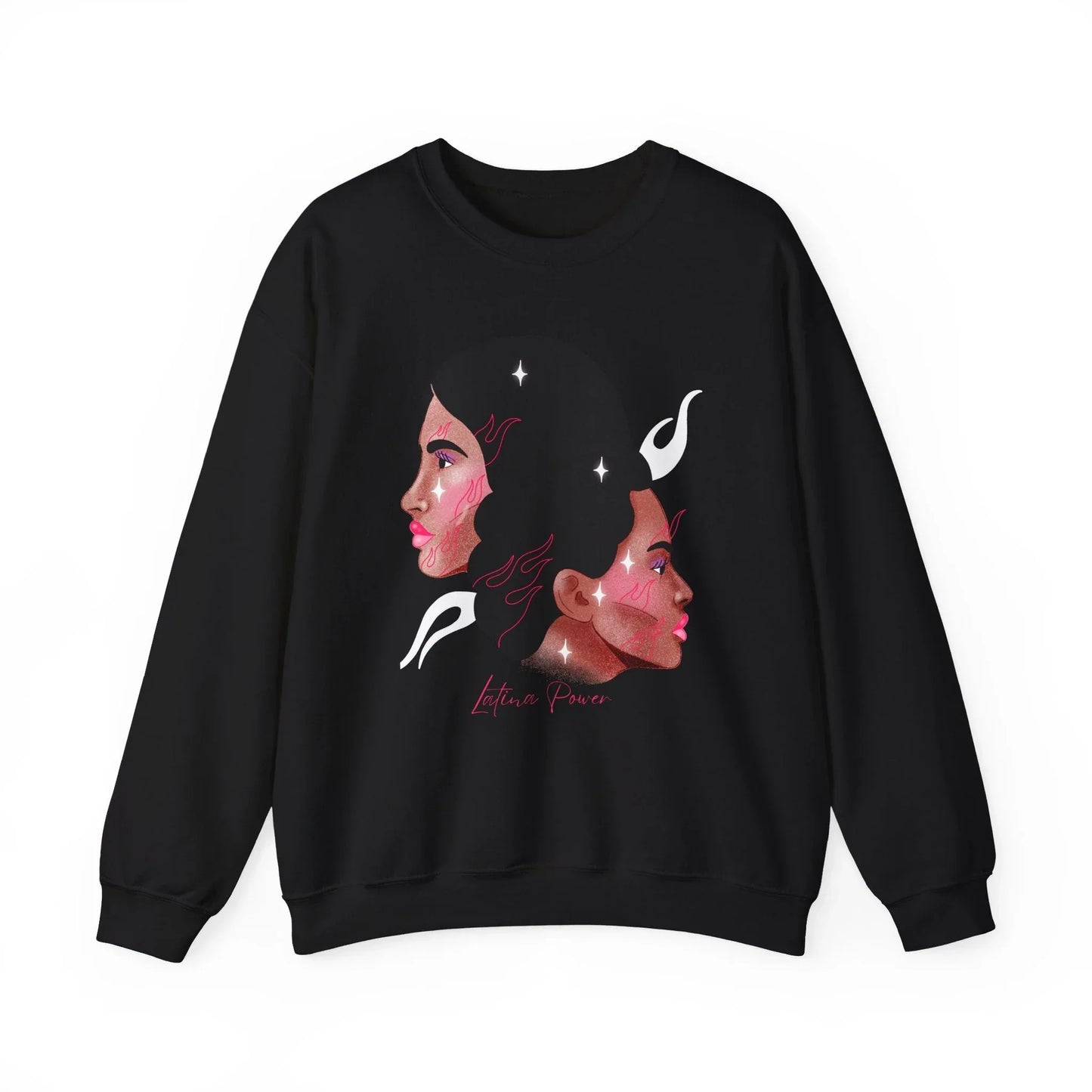 Corazón Latino Sweatshirt | Unisex - S / Black