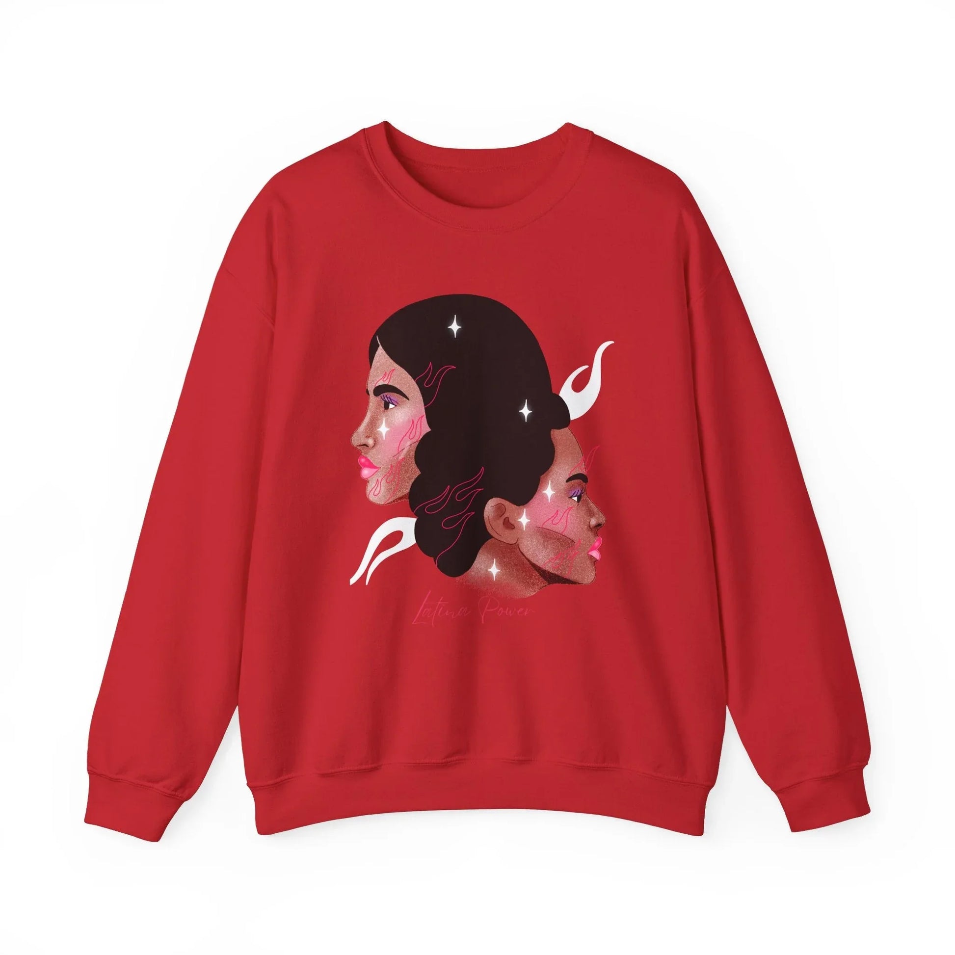 Corazón Latino Sweatshirt | Unisex - S / Red