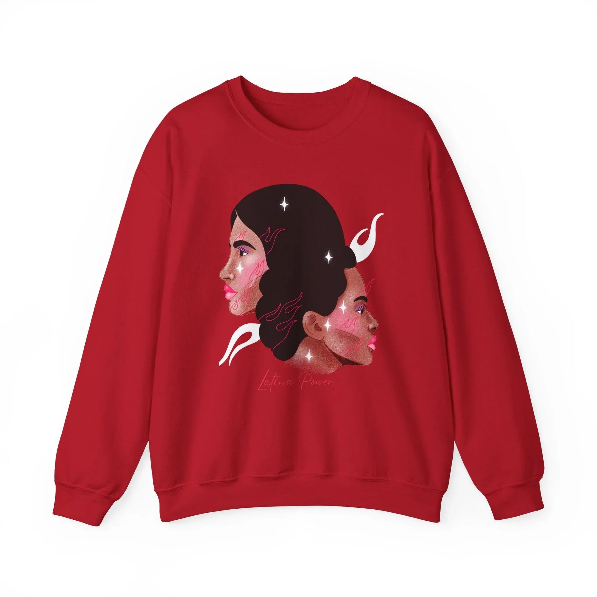 Corazón Latino Sweatshirt | Unisex - S / Cherry Red