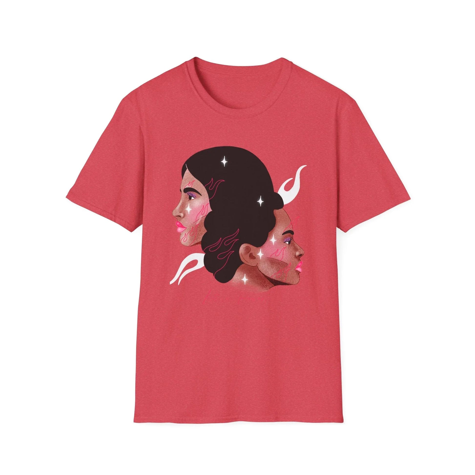 Corazón Latino T-shirt | Unisex - Heather Red / S - T-Shirt