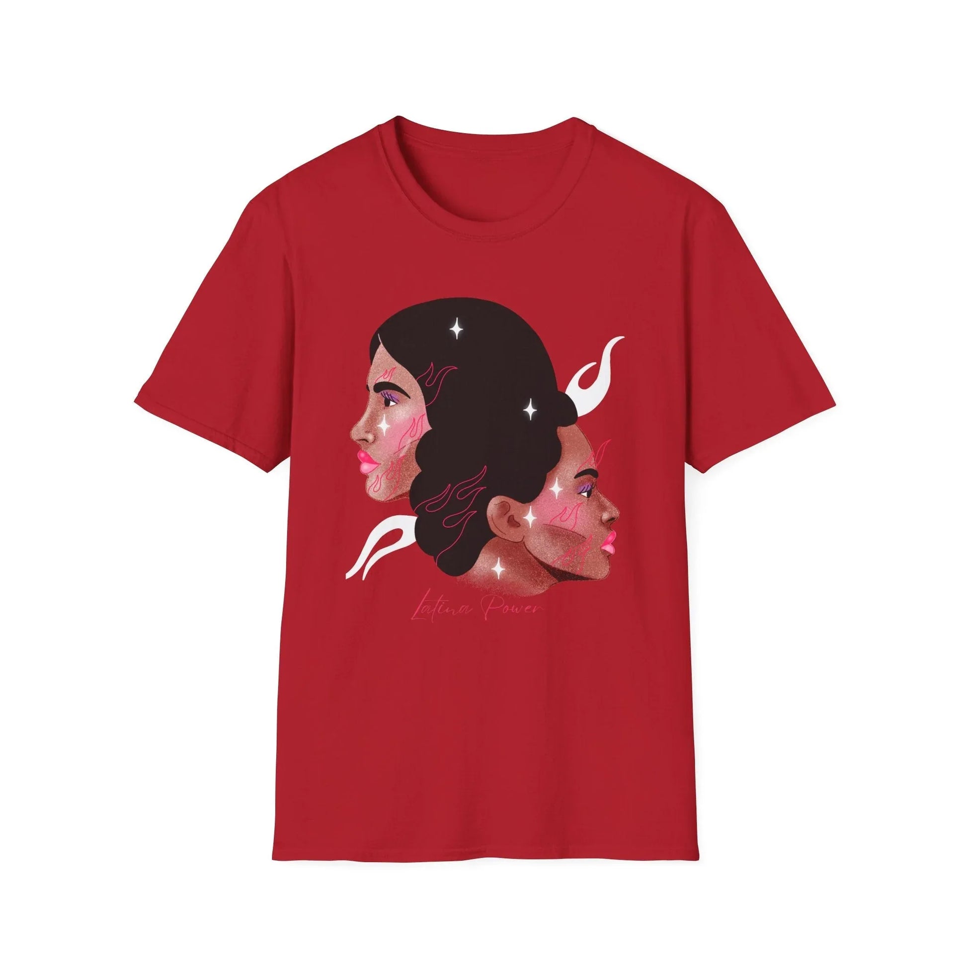 Corazón Latino T-shirt | Unisex - Cherry Red / S - T-Shirt