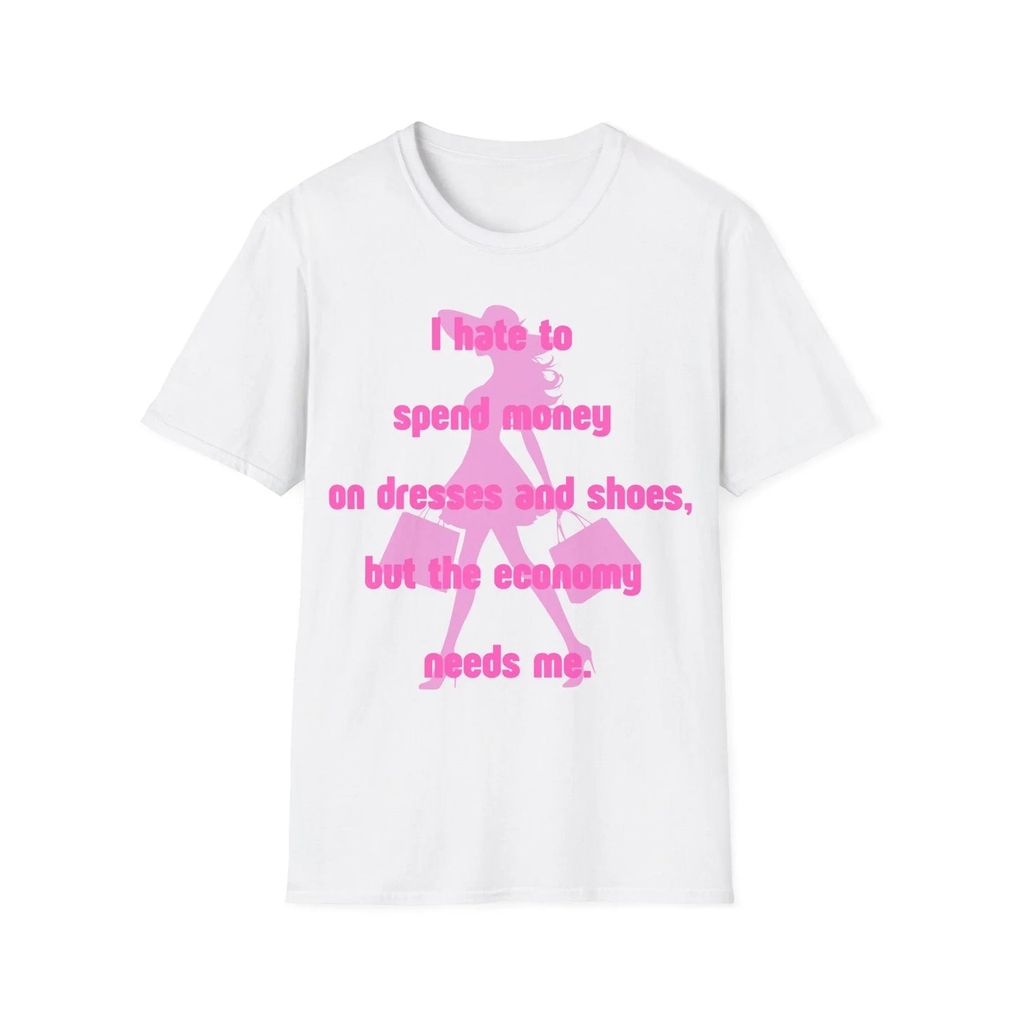Economic Fashionista | white | Unisex - White / S - T-Shirt