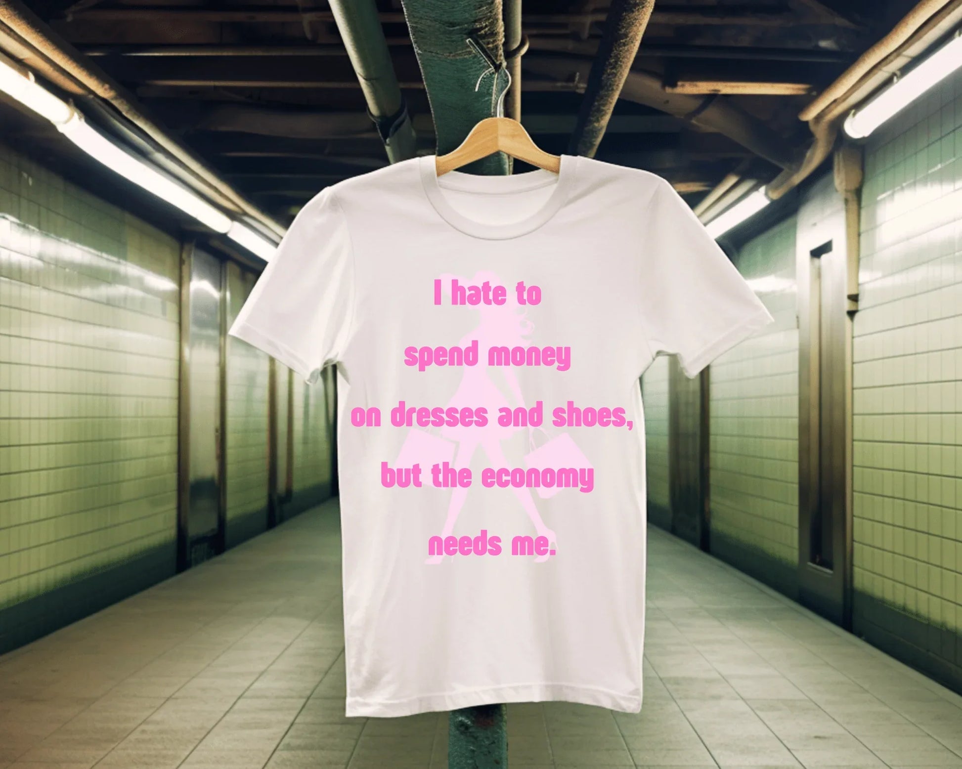 Economic Fashionista | white | Unisex - T-Shirt