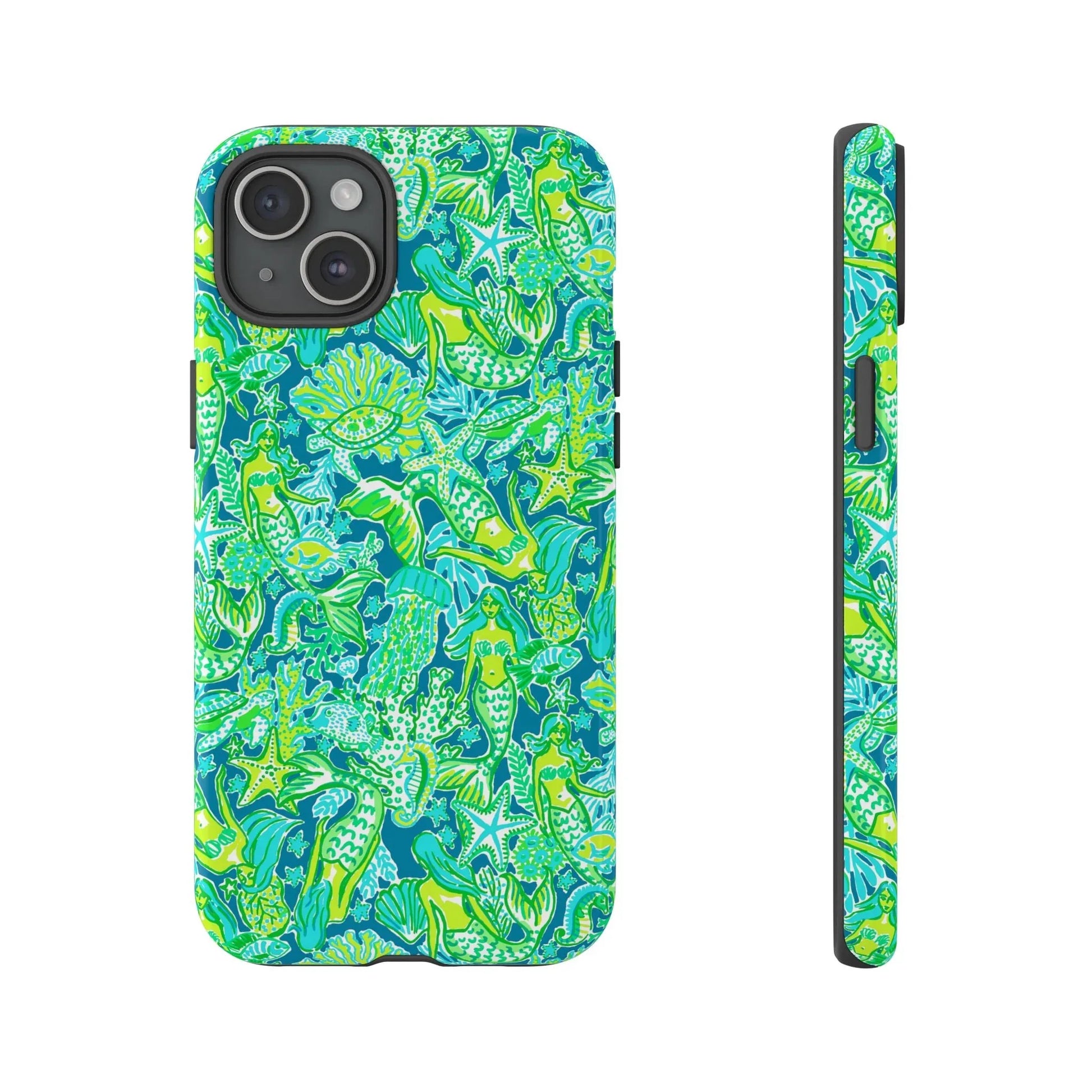 Emerald Mermaid iPhone Case - 15 Plus / Glossy - Phone