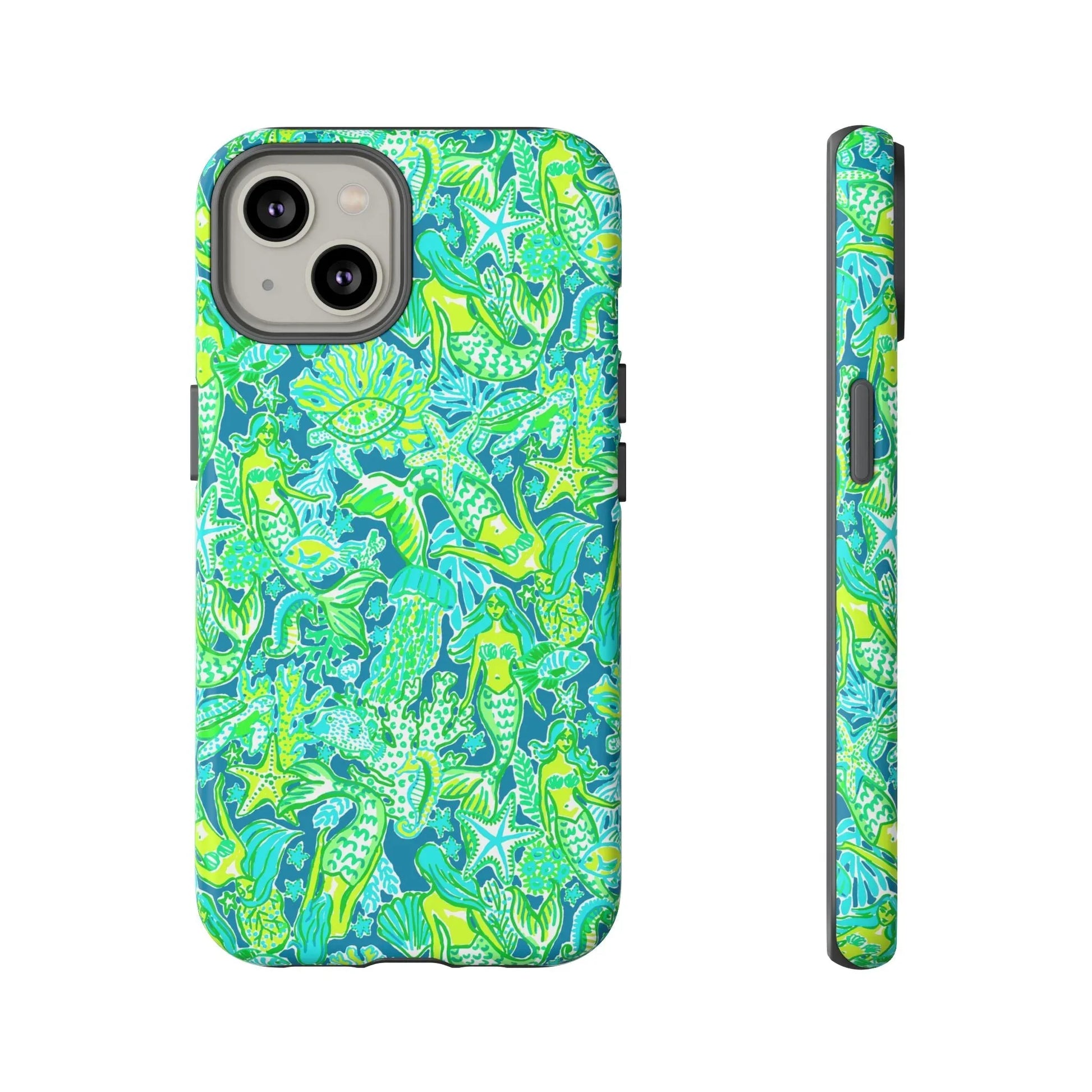 Emerald Mermaid iPhone Case - 14 / Matte - Phone